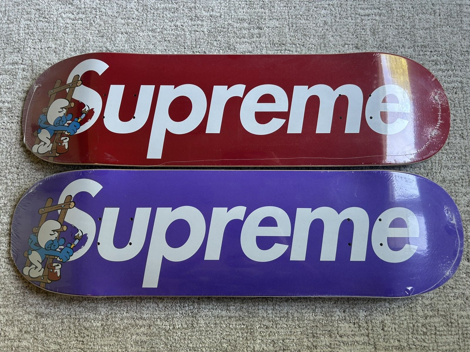 Supreme Supreme Smurf Skate decks (lot of 2) Size ONE SIZE - 1 Thumbnail