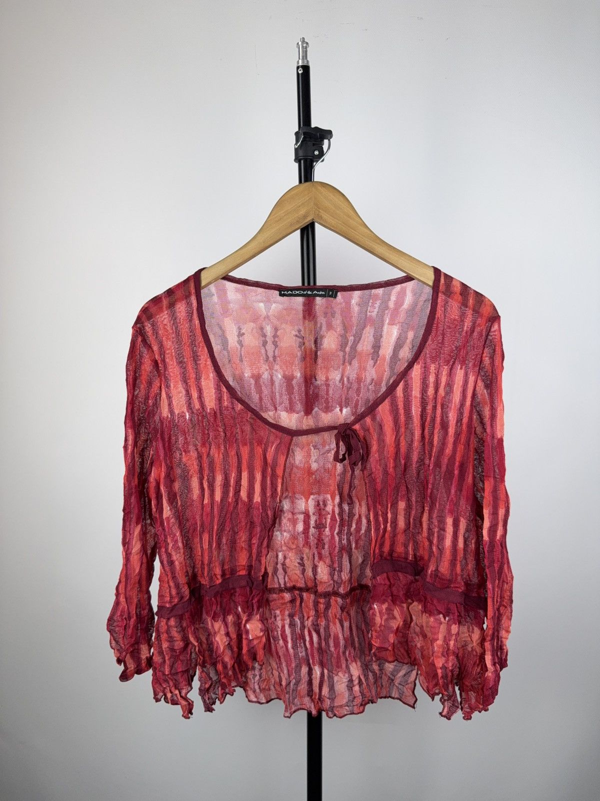 Other Vintage 90s Avant Garde JPG Style Italy Stretch Top Size L Size L / US 10 / IT 46 - 1 Thumbnail