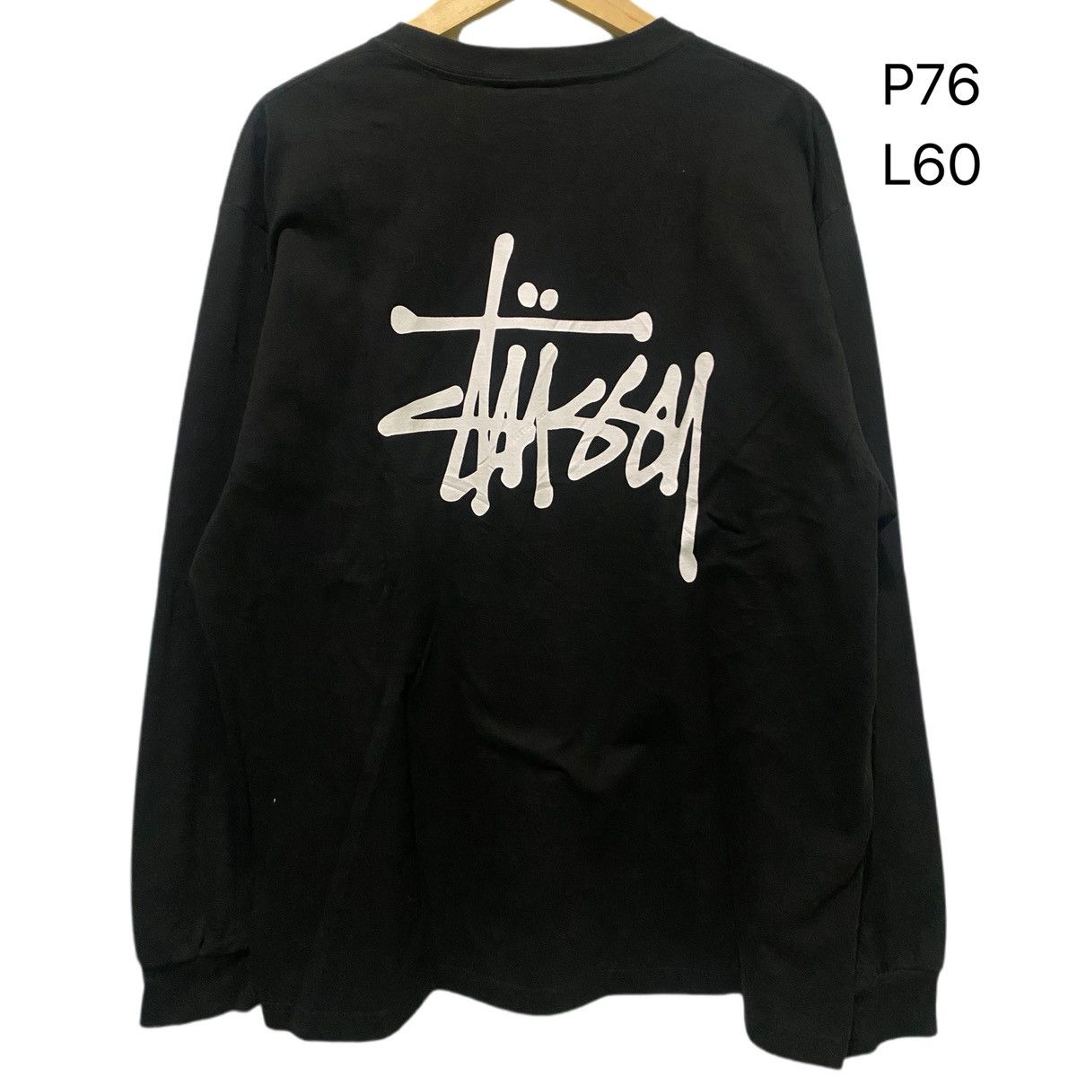 STUSSY BASIC THERMAL BLACK サーマル ブラック S Amazon | [ステューシー] ベーシックロゴ サーマル長袖Tシャツ
