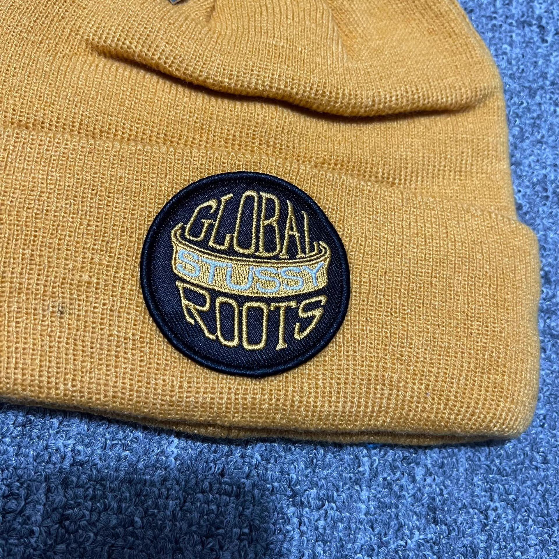Stussy Stussy Globe Logo Embroidered Knit Beanie Q7 Size ONE SIZE - 8 Thumbnail