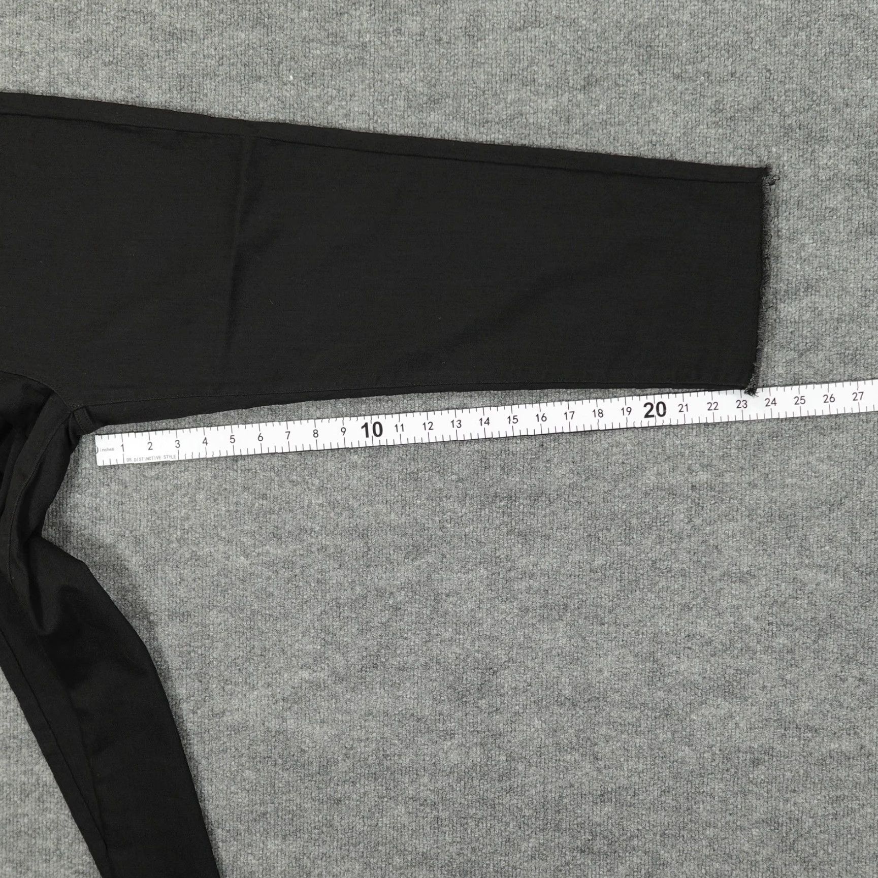 DKNY DKNY Jeans Mens 31 Black Rivington Slim Straight Crop Raw Hem Stretch Jeans Size US 31 - 5 Thumbnail