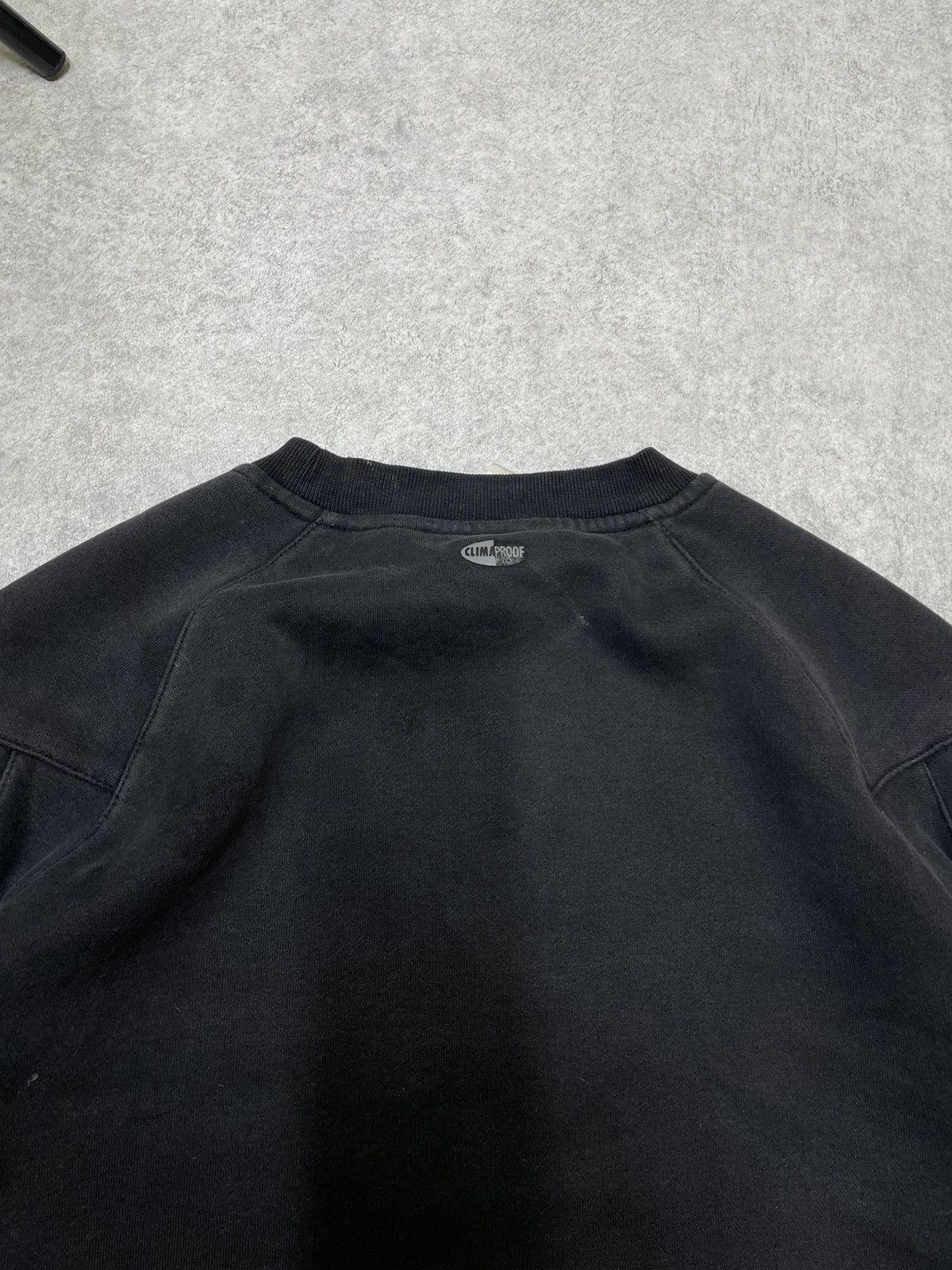 Adidas × Japanese Brand × Le Grande Bleu (L.G.B.) Distres sed Y2K Adidas Three-Stripe Black Sweatshirt Size US L / EU 52-54 / 3 - 22 Thumbnail