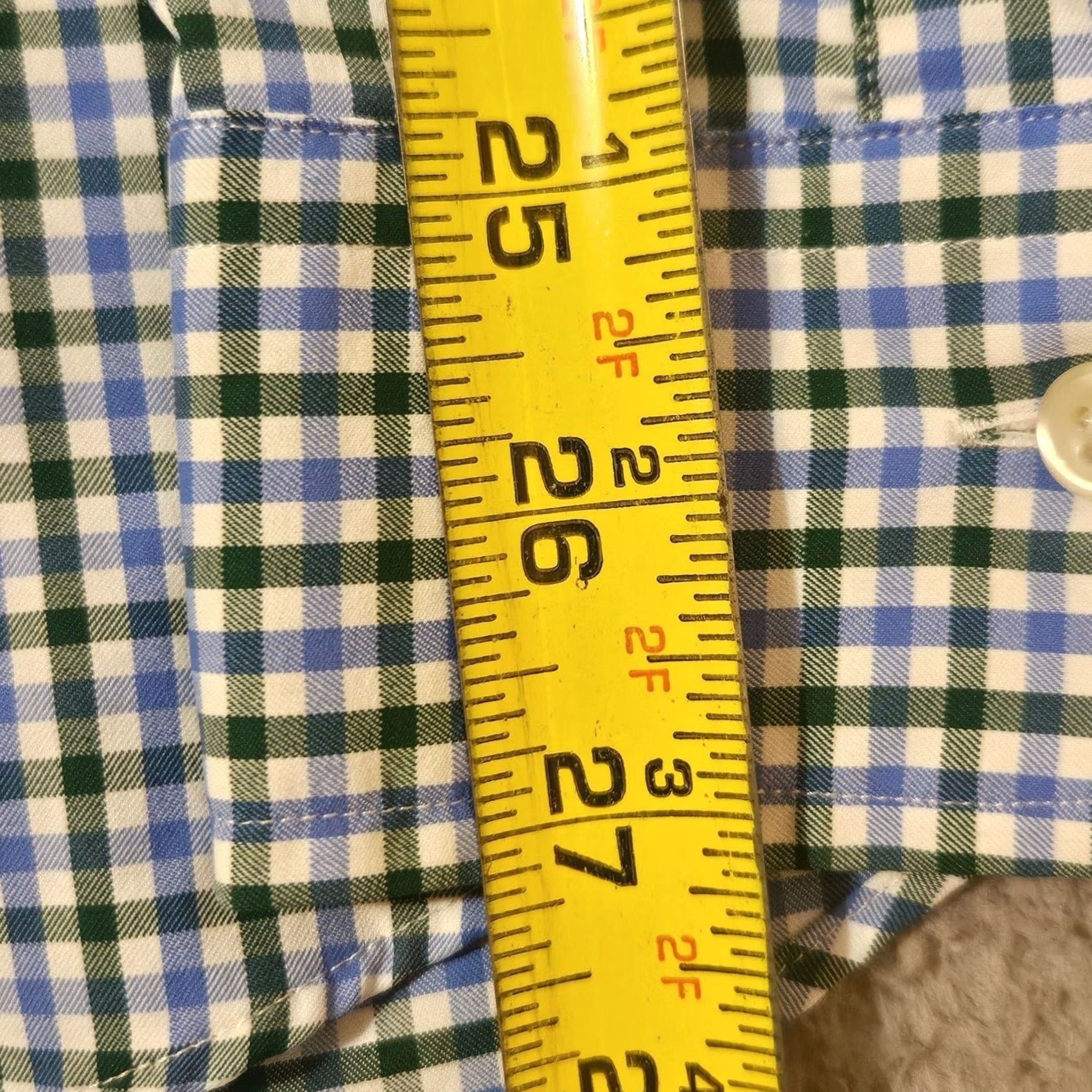 Ralph Lauren Ralph Lauren Performance Long Sleeve Shirt Mens 2XL Blue Classic Fit Gingham Check Size US XXL / EU 58 / 5 - 7 Thumbnail