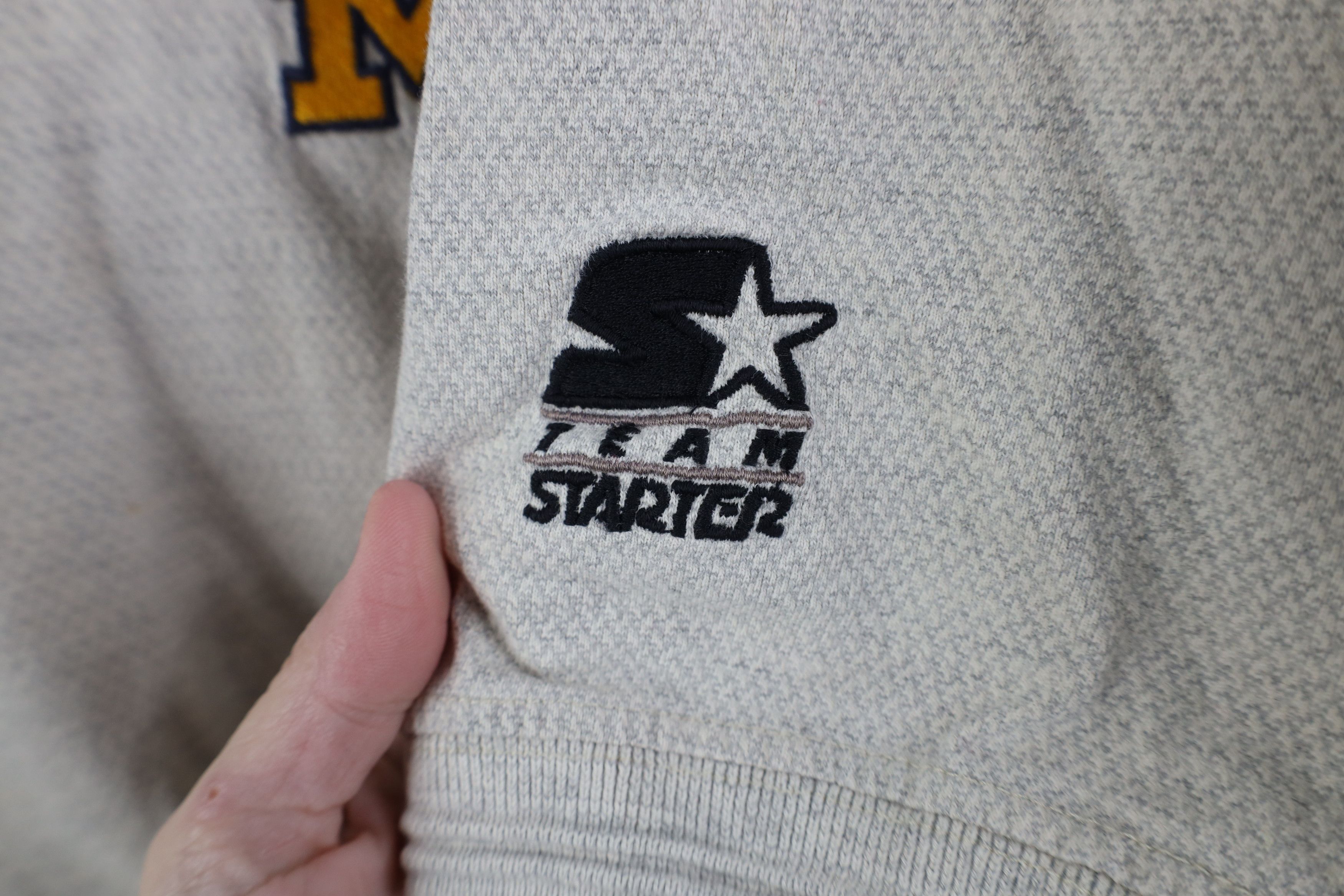 Starter Vintage 90s Starter University of Michigan Polo Shirt Size US XXL / EU 58 / 5 - 5 Thumbnail