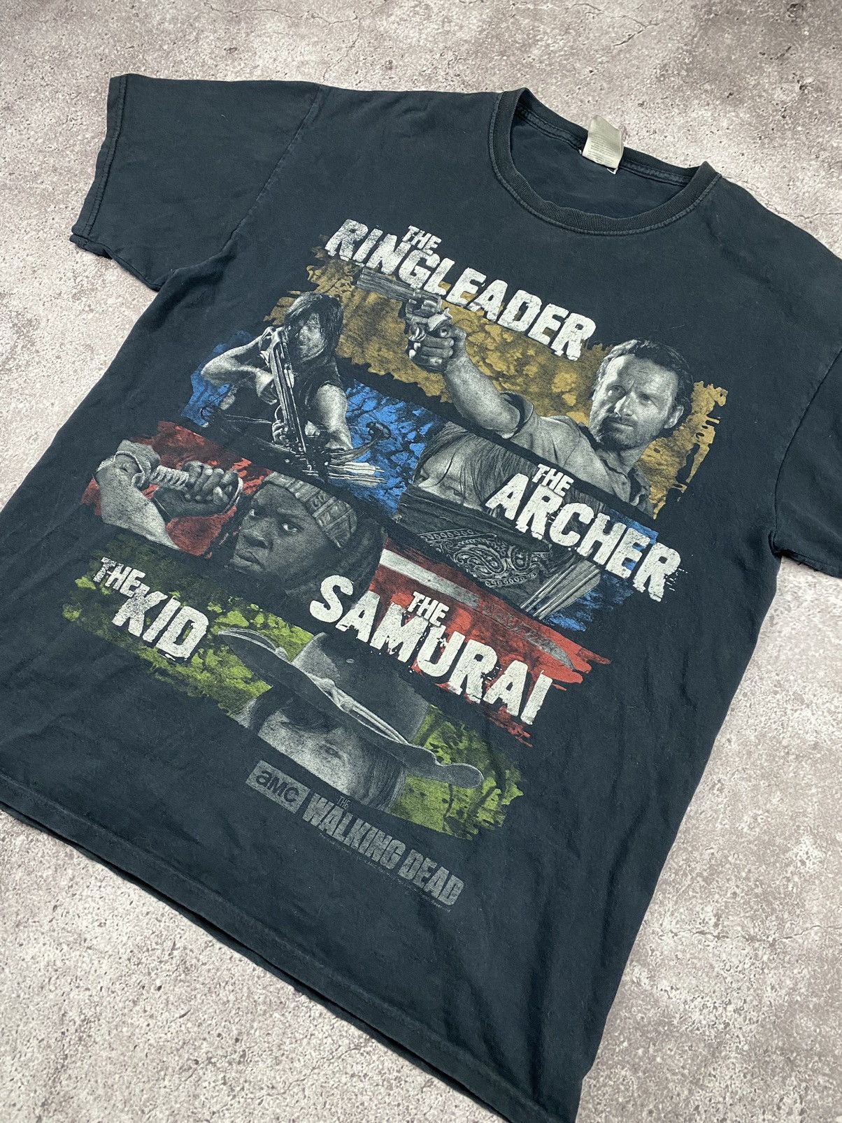 Vintage Vintage Y2K The Walking Dead All face Zombie Moon T-shirt Size US L / EU 52-54 / 3 - 2 Thumbnail