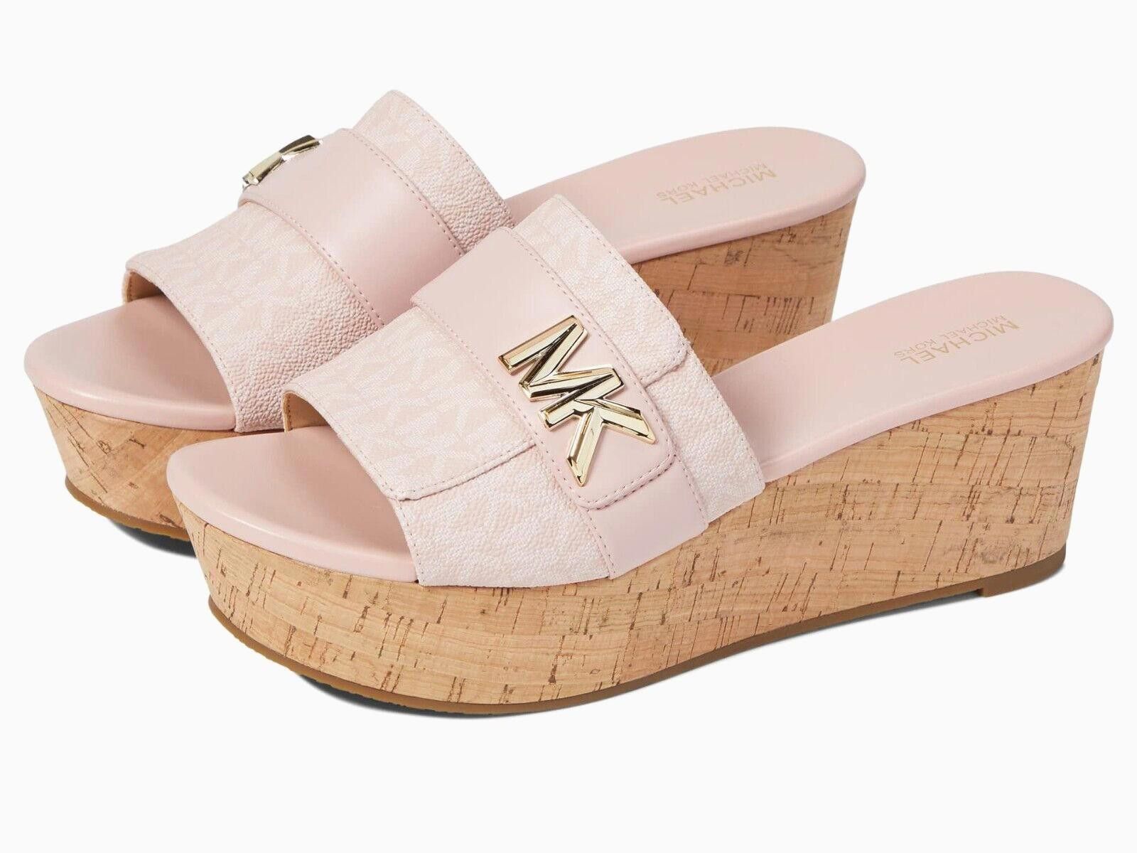 Michael Kors Womens Michael Kors Jilly Platform Slide Smokey 9 M NIB Size US 9 / IT 39 - 1 Thumbnail