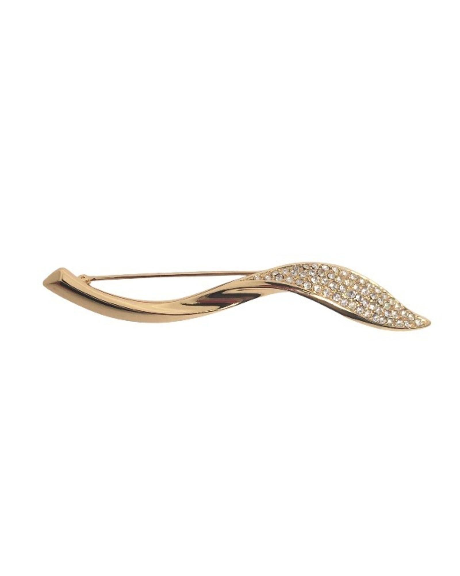 image of Dior Gold Metal Designer Brooch, Women's