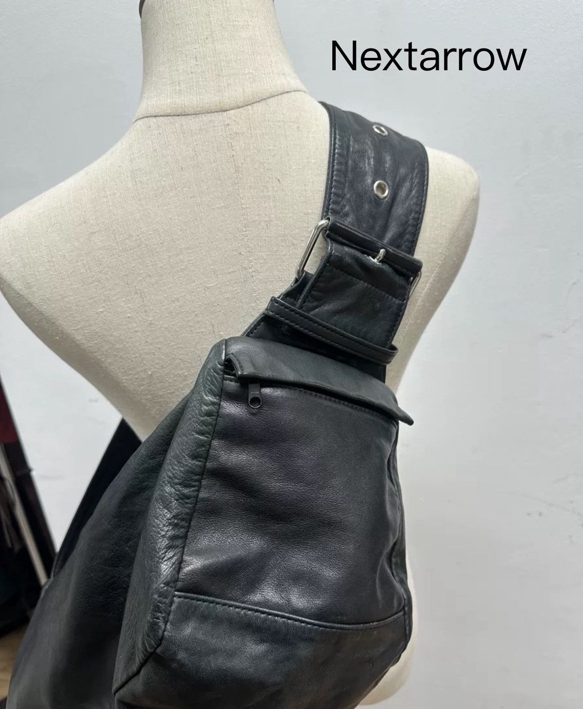 Yohji Yamamoto Yohji Yamamoto Shoulder Bucket Crossbody Bag2412-Nextarrow Size ONE SIZE - 2 Thumbnail