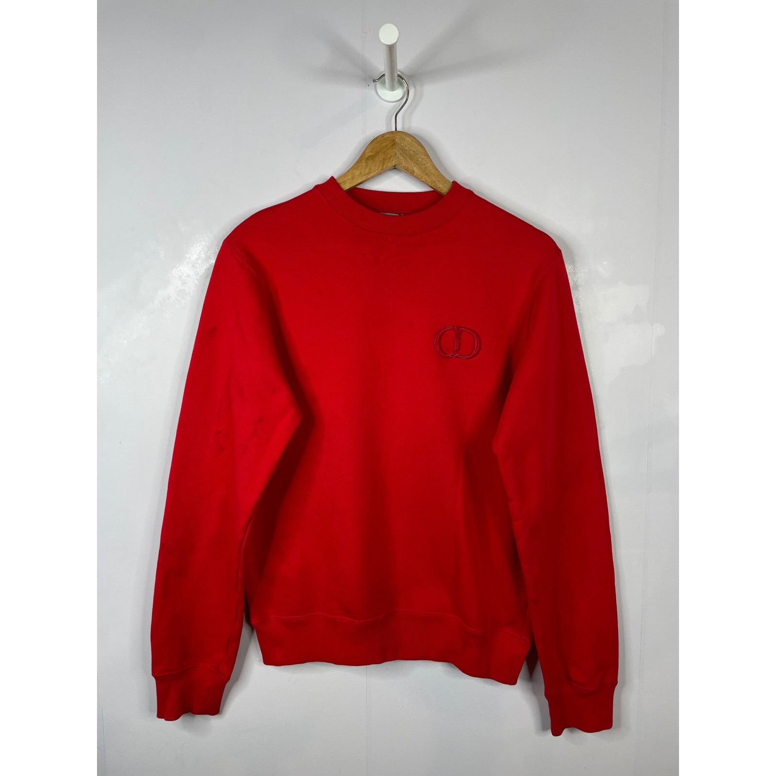 Dior Dior CD Logo Red Crewneck Size XS / US 0-2 / IT 36-38 - 2 Thumbnail