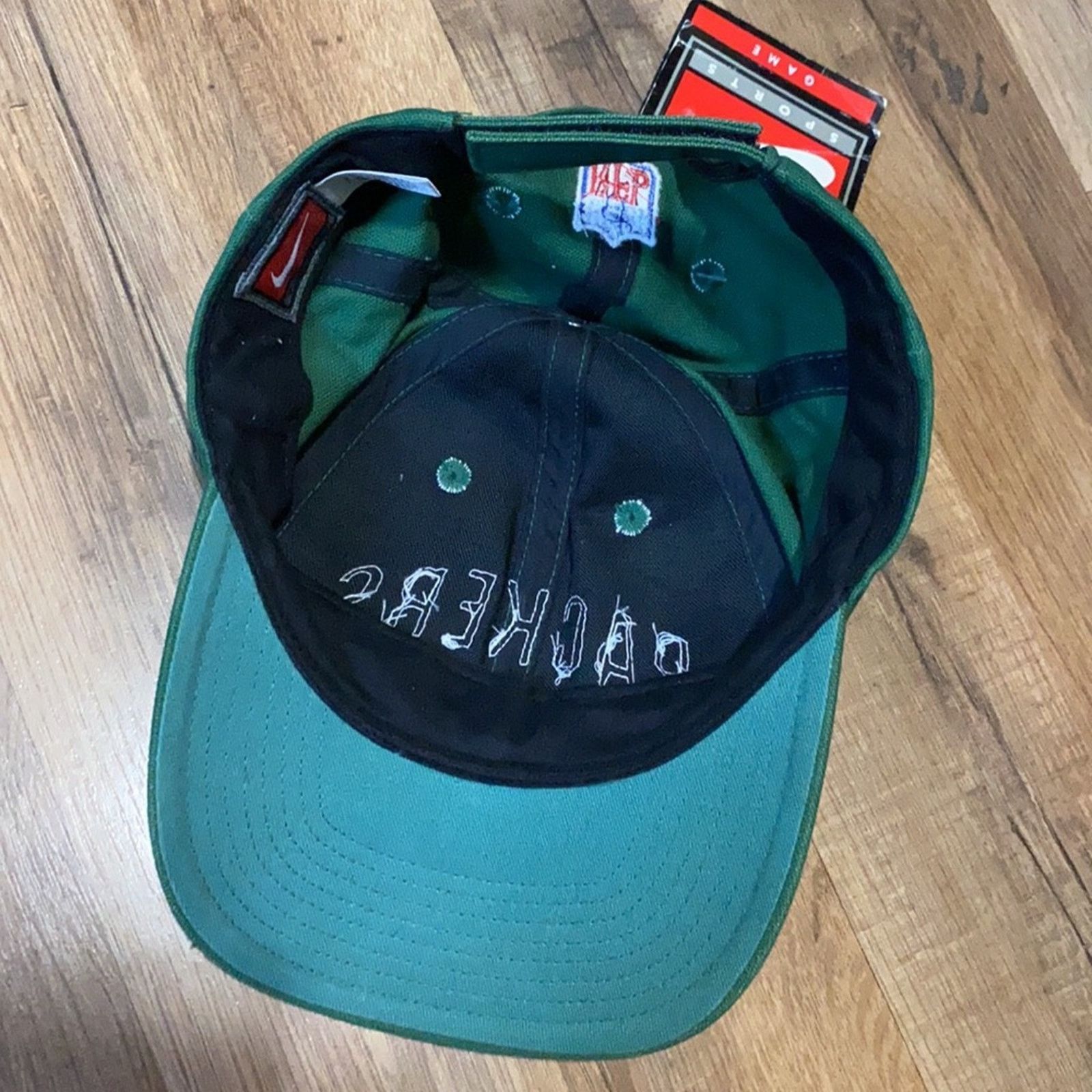 Nike 90s Nike Green Bay Packers NFL Hat Size ONE SIZE - 6 Thumbnail