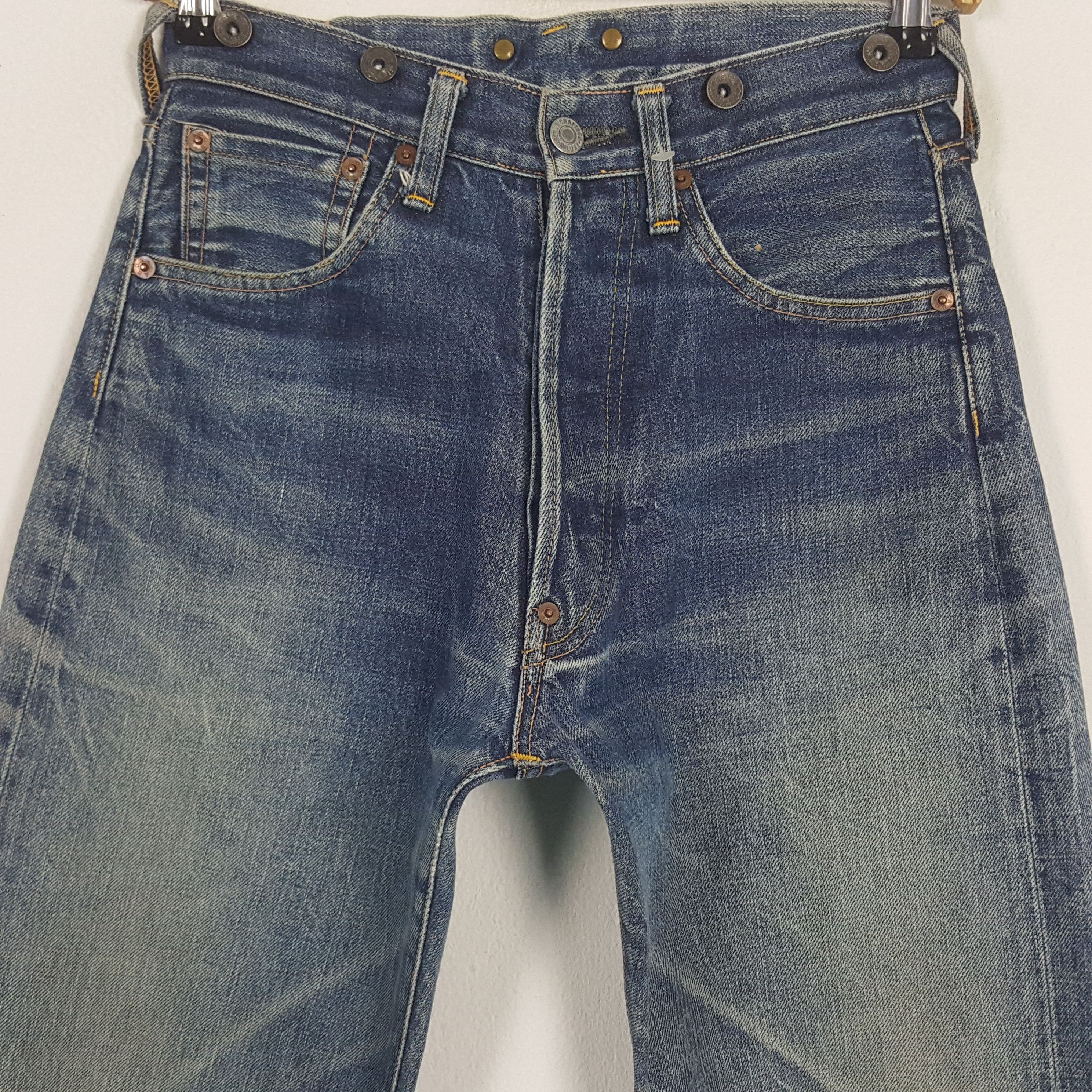 Evisu × Japanese Brand × Vintage Vintage Evis Selvedge Japanese Daicock Custom Denim Jeans Size US 26 / EU 42 - 5 Thumbnail