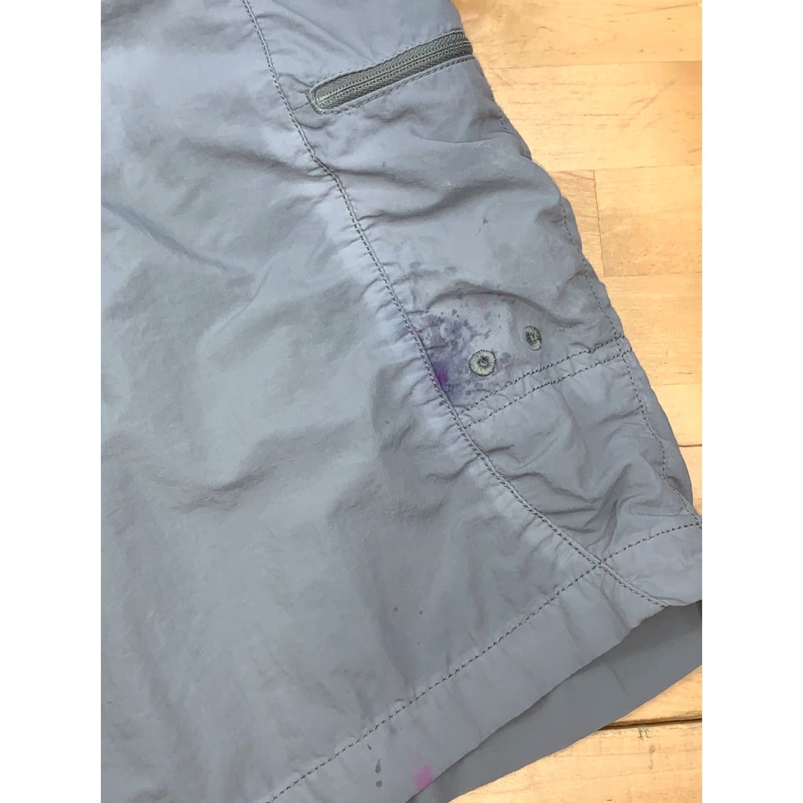 Vintage Columbia Mens Cargo Shirt 2XL Gray Omnis Shade Outdoor Hiking Distress Casual Travel Vintage No Size US 39 - 7 Thumbnail