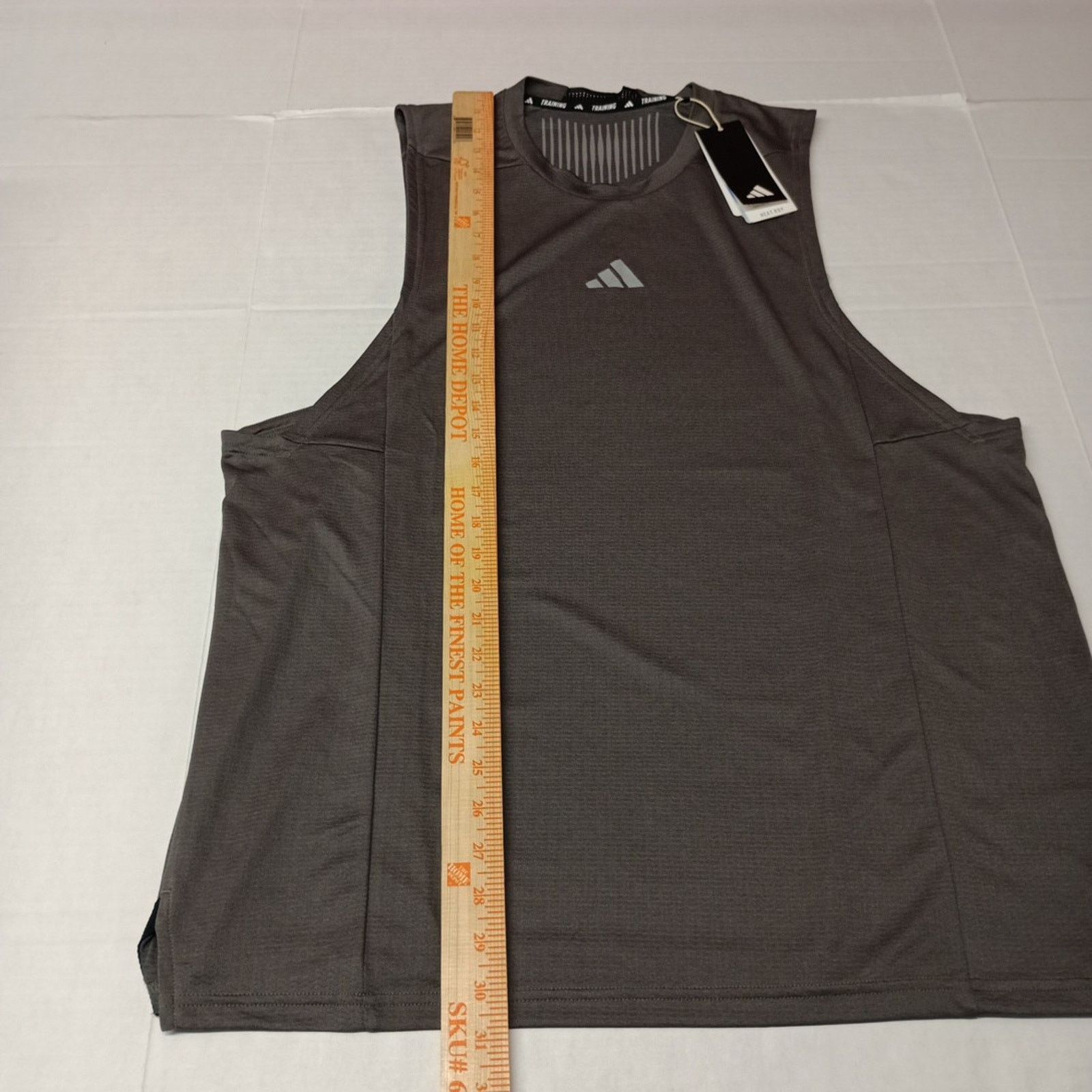 Adidas ADIDAS Men's HEAT.RDY Tank Top Size XL Gray Slim Fit IS3712 Size US XL / EU 56 / 4 - 5 Thumbnail