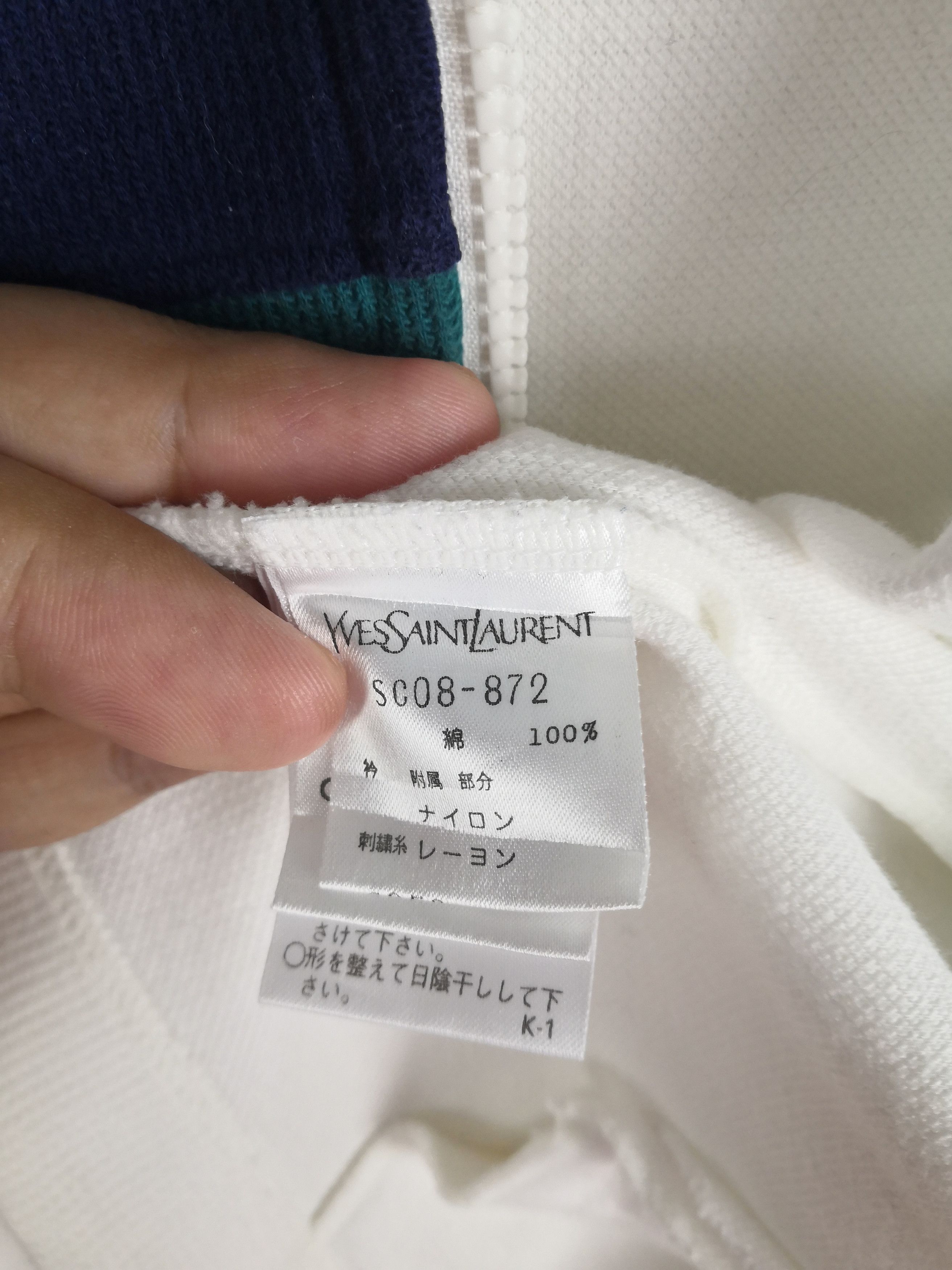 Yves Saint Laurent Vintage 90s Yves Saint Laurent Spellout YSL Zipper Sweater Size US XL / EU 56 / 4 - 9 Thumbnail