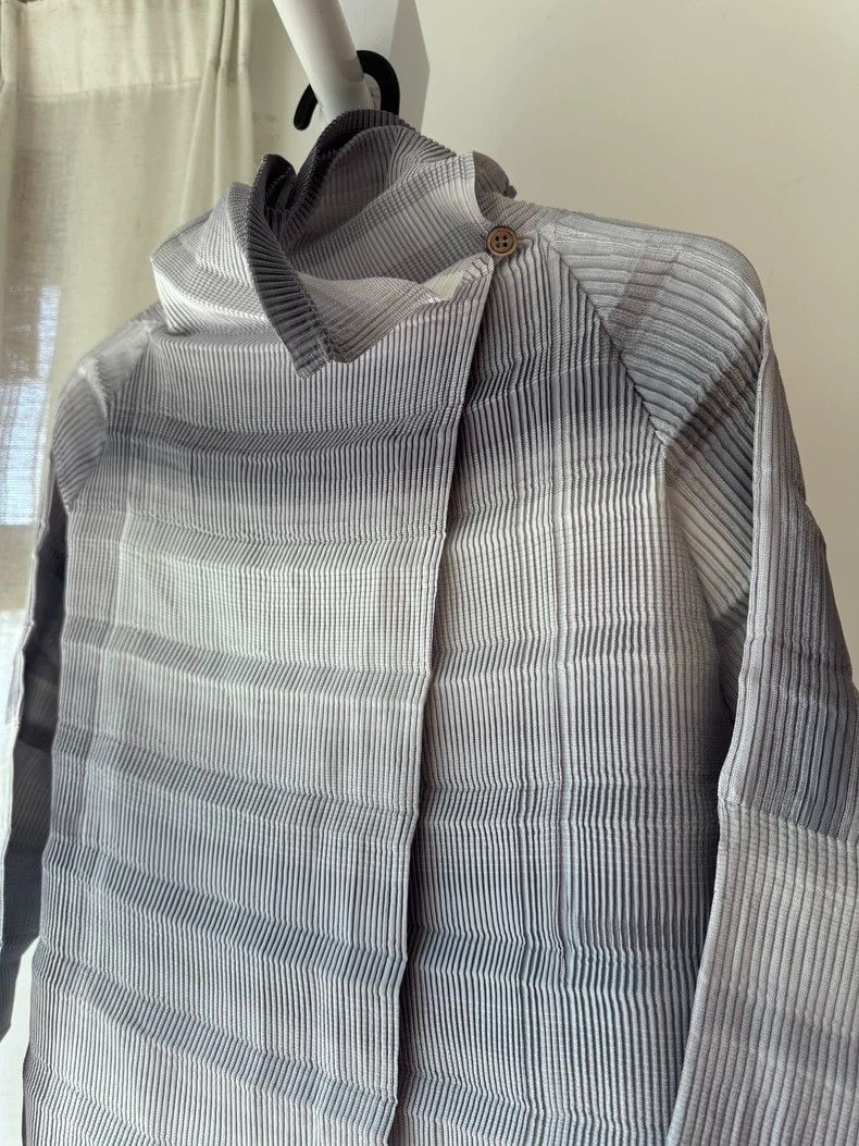 Issey Miyake issey miyake size:2 The bamboo joint coat is smeared with Size XXS / US 00 / IT 34 - 5 Thumbnail