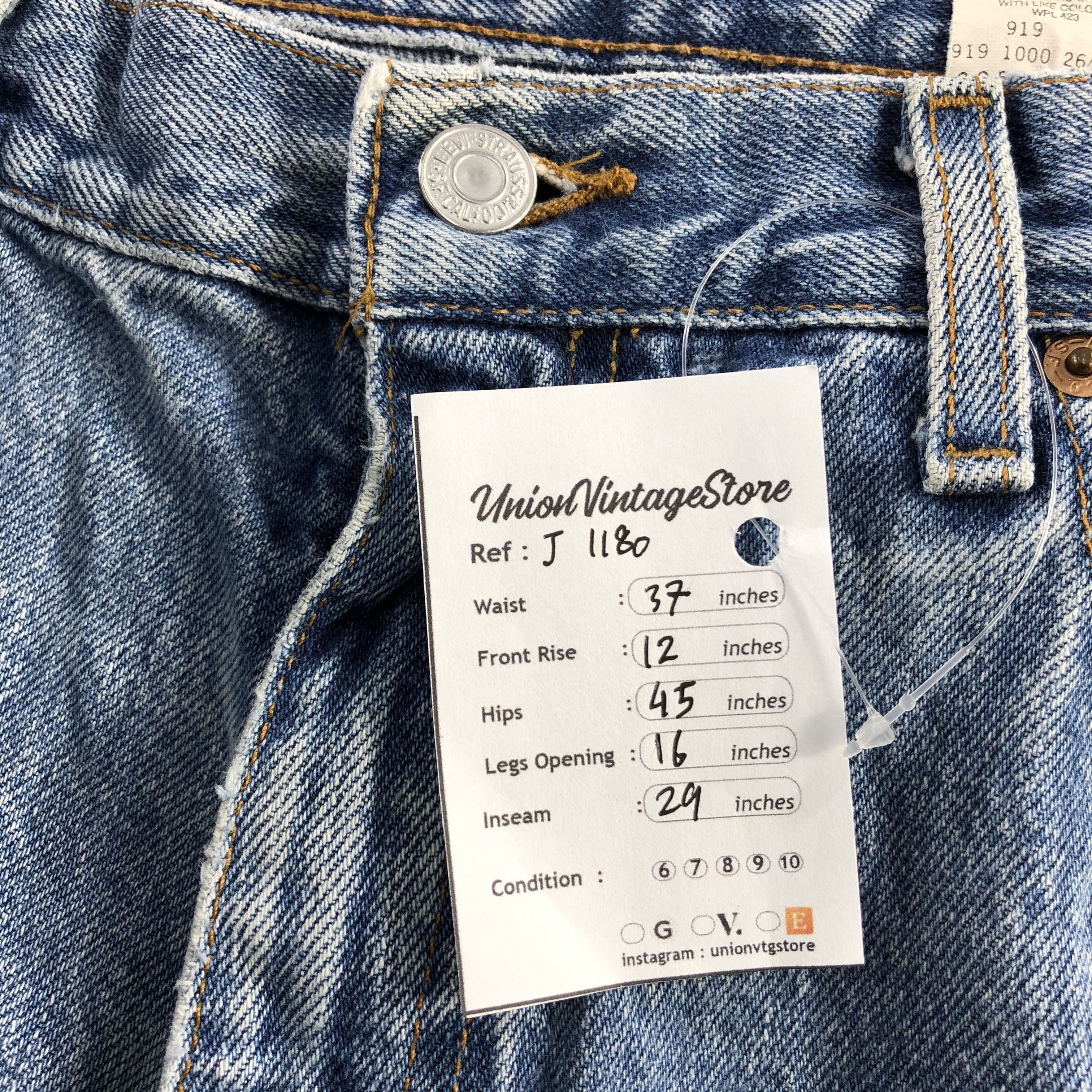 Levi's Light Wash Vintage Levis 550 Jeans-J1180 Size US 36 / EU 52 - 12 Thumbnail