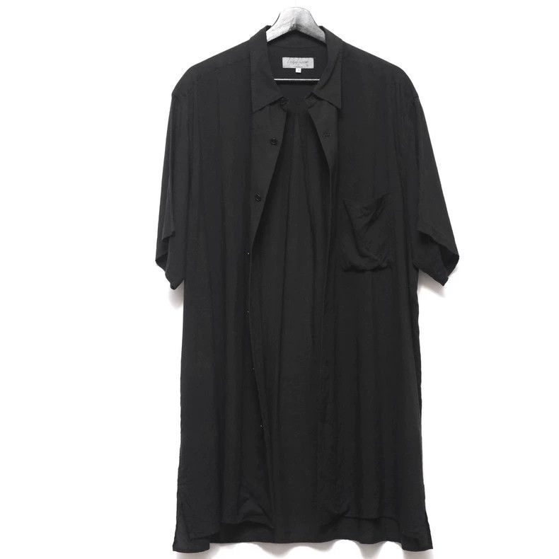 Yohji Yamamoto Yohji Yamamoto 23ss Tencel short sleeve shirt Size US XL / EU 56 / 4 - 6 Thumbnail