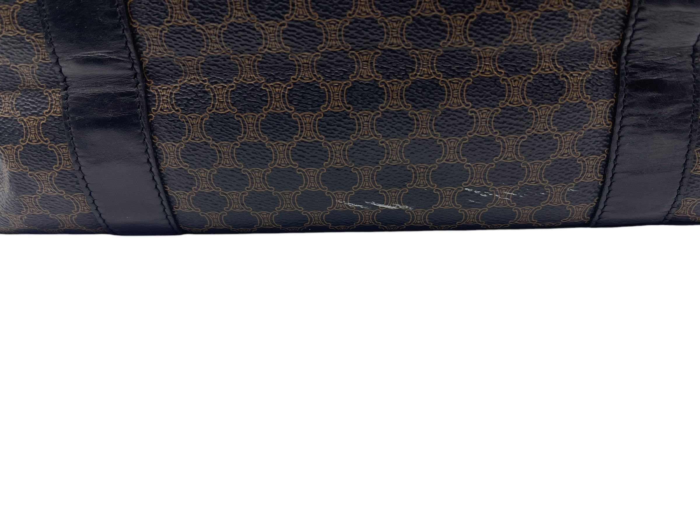 Celine Vintage Celine Macadam Tote Bag Large Monogram Leather Size ONE SIZE - 18 Thumbnail
