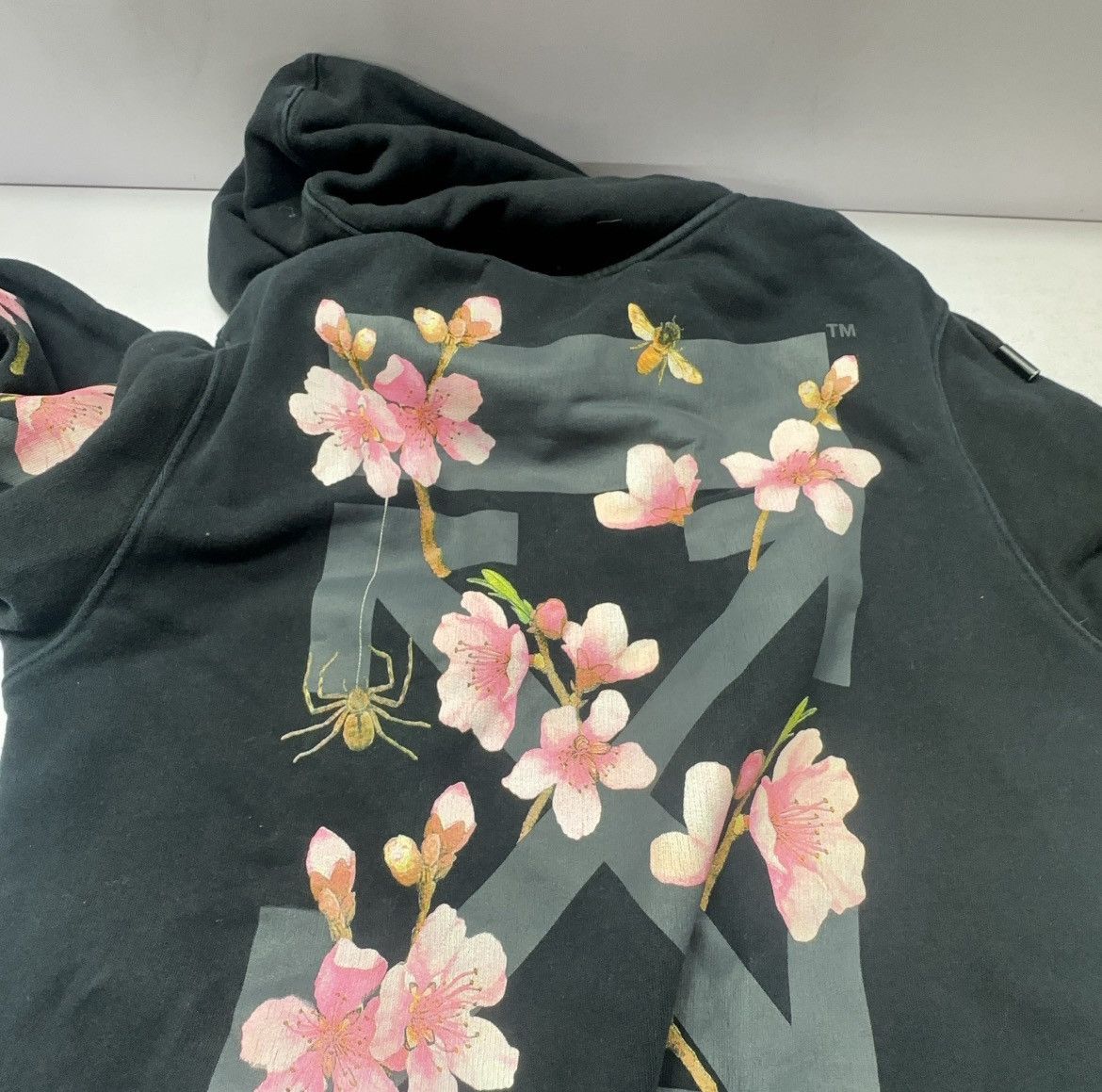 Off-White Off-White Global Warming Sakura Flower Hoodie Size XXS / US 00 / IT 34 - 5 Thumbnail