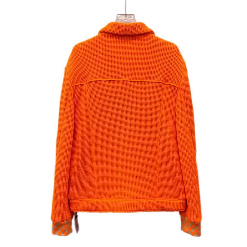 Louis Vuitton Louis Vuitton Tangerine Checker Lapel Single Breasted Long Size US M / EU 48-50 / 2 - 2 Thumbnail