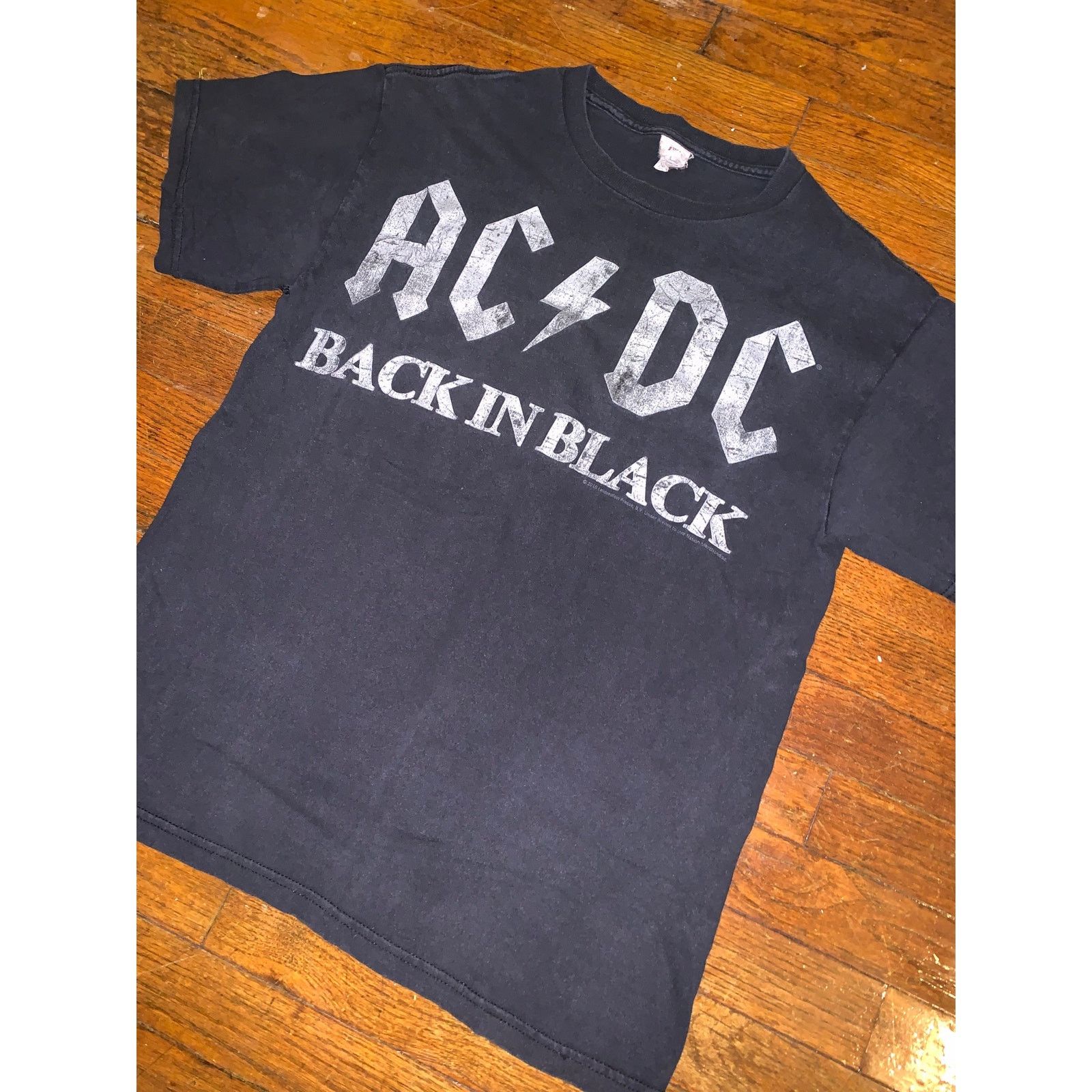 Other × Vintage AC/DC Back In Black T Shirt Medium Delta Pro Weight Band Tee Size US M / EU 48-50 / 2 - 2 Thumbnail