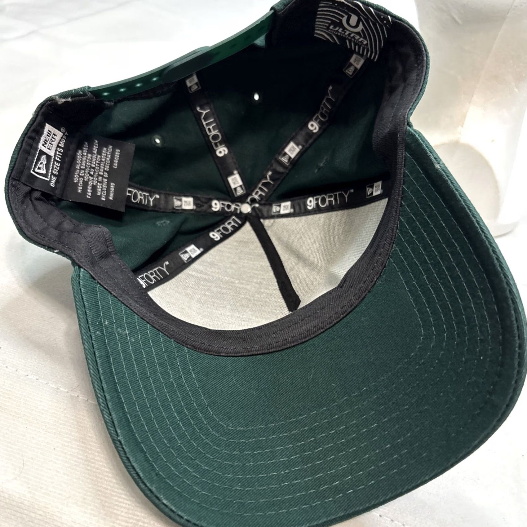 New Era New Era Ultra Music Festival 9Fifty SnapBack Baseball Cap Green Mens One Size Size ONE SIZE - 7 Thumbnail