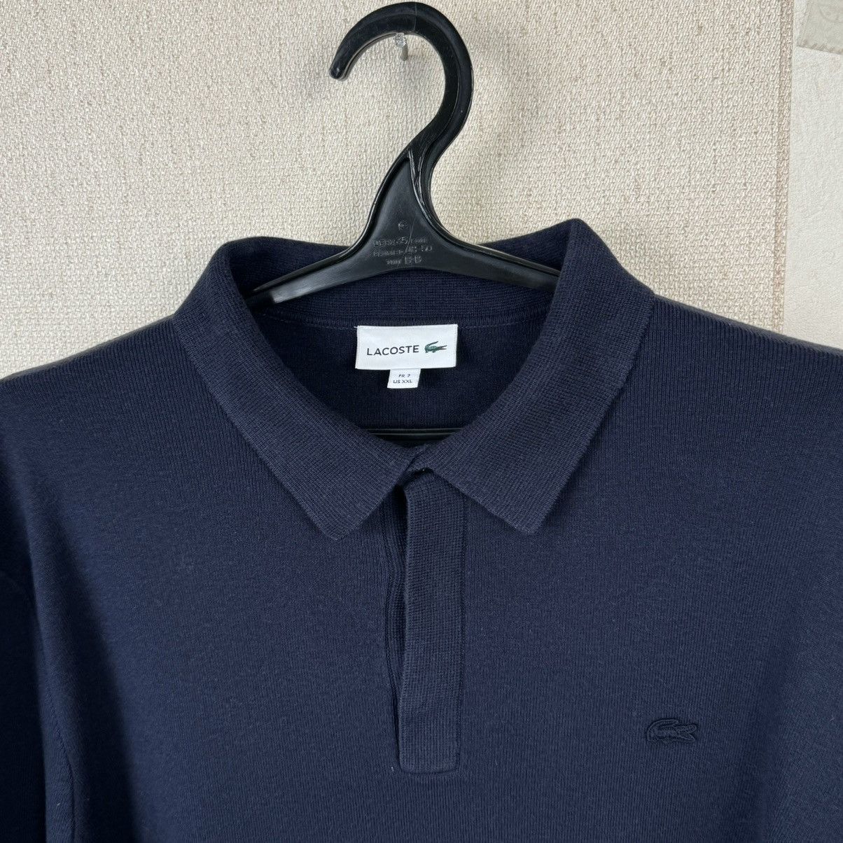 Lacoste × Polo Ralph Lauren Lacoste Polo Sweater Longsleeve Dark Blue Mens Regular XXL Size US XXL / EU 58 / 5 - 7 Thumbnail