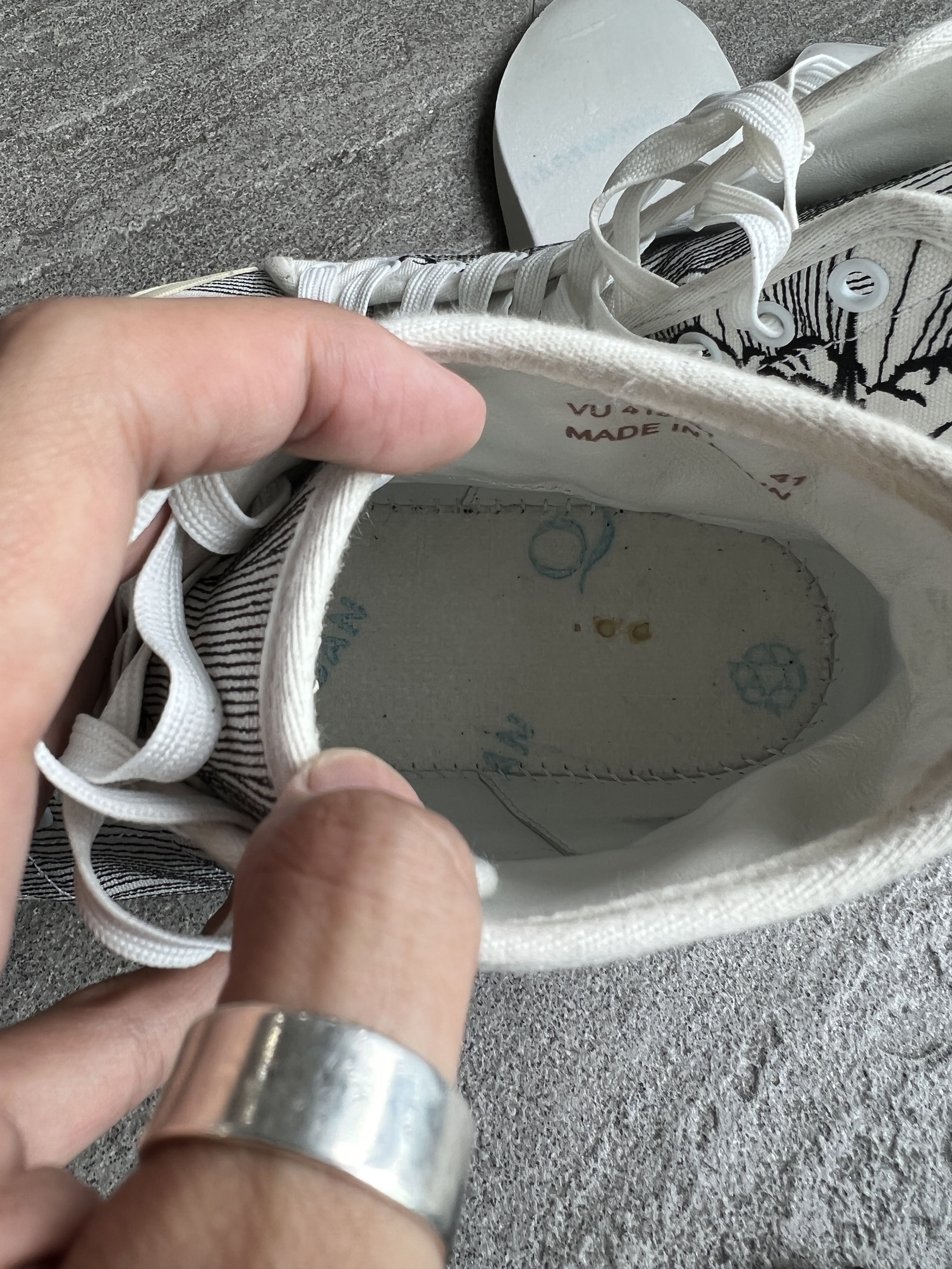 Saint Laurent Paris Floral Canvas High Tops EU41 main image 3