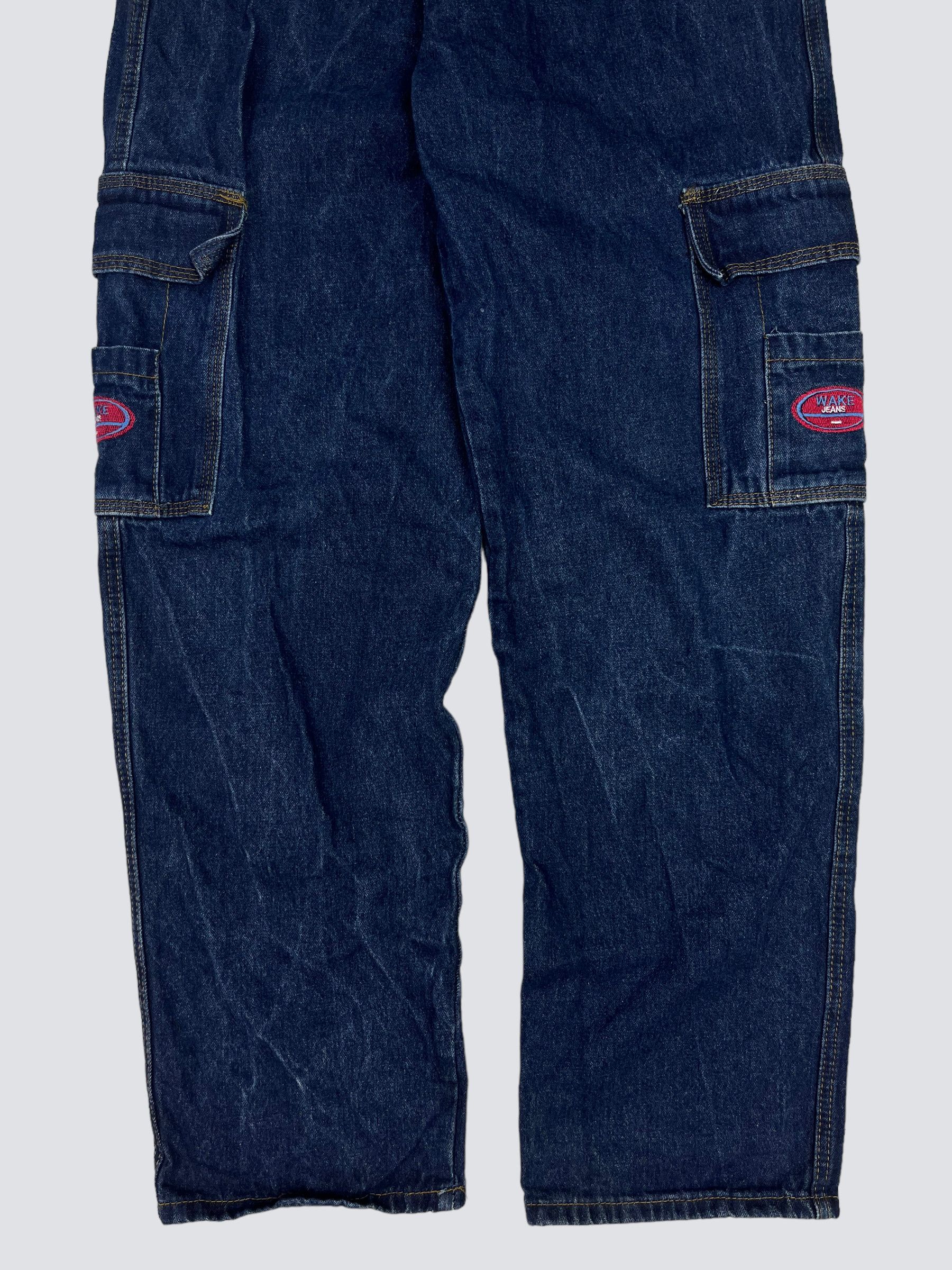 Vintage BAGGY VINTAGE Y2K HEAVY FADED CARGO JEANS PANTS - LOT № 3002 Size US 30 / EU 46 - 7 Thumbnail