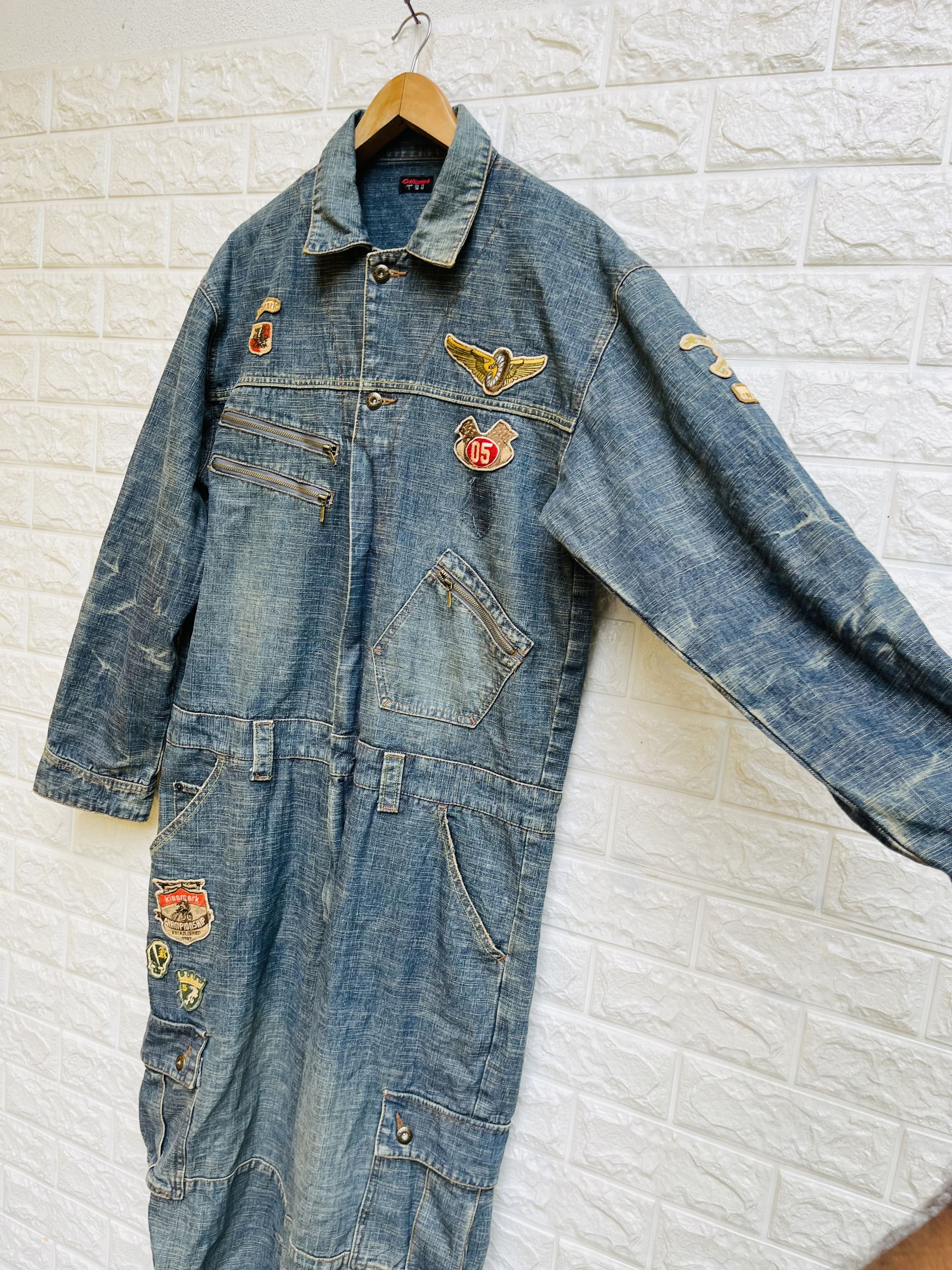 Japanese Brand Vintage Kissmark Overall Japanese Designer Fashion Style Size US 34 / EU 50 - 14 Thumbnail