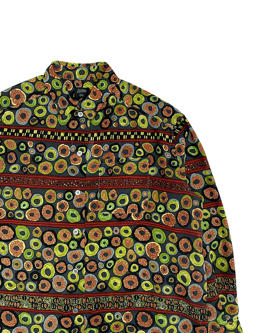 Jean Paul Gaultier Jean Paul Gaultier 1990s Circle Pattern Shirt Size M / US 6-8 / IT 42-44 - 6 Thumbnail