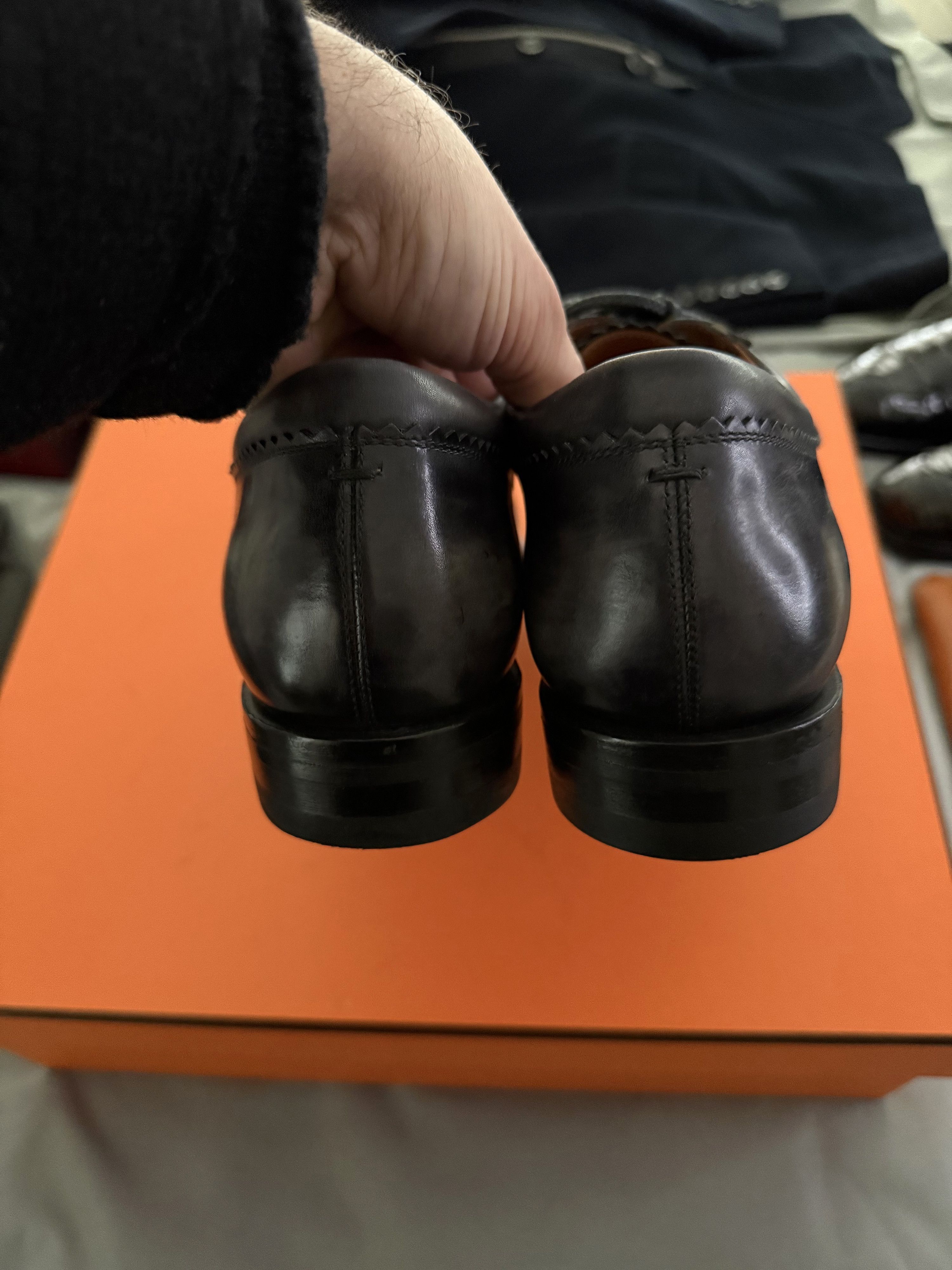 Berluti Coveted Rare $2,500 Stunning Burnished Patina Godly Details Size US 7.5 / EU 40-41 - 18 Thumbnail