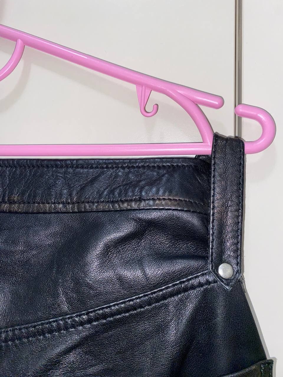 Leather × Vintage Vintage IXS Leather Pants Black Y2K Archival Size US 34 / EU 50 - 4 Thumbnail