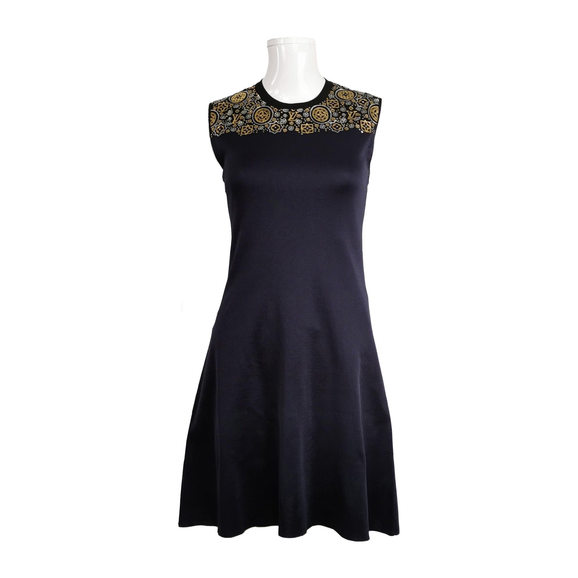 Louis Vuitton Louis Vuitton Monogram Logo Sleeveless Dress Size S Size S / US 4 / IT 40 - 1 Thumbnail