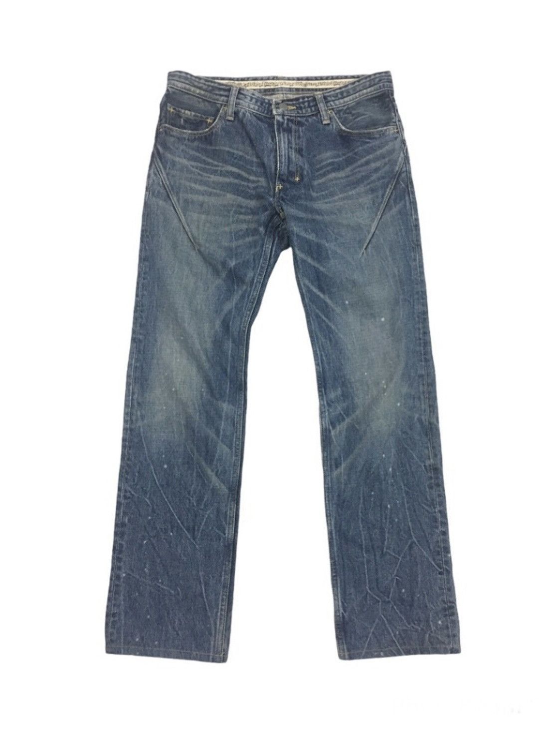 image of Number N Ine Number Nine Aw09 Darted Jeans in Blue, Men's (Size 32)
