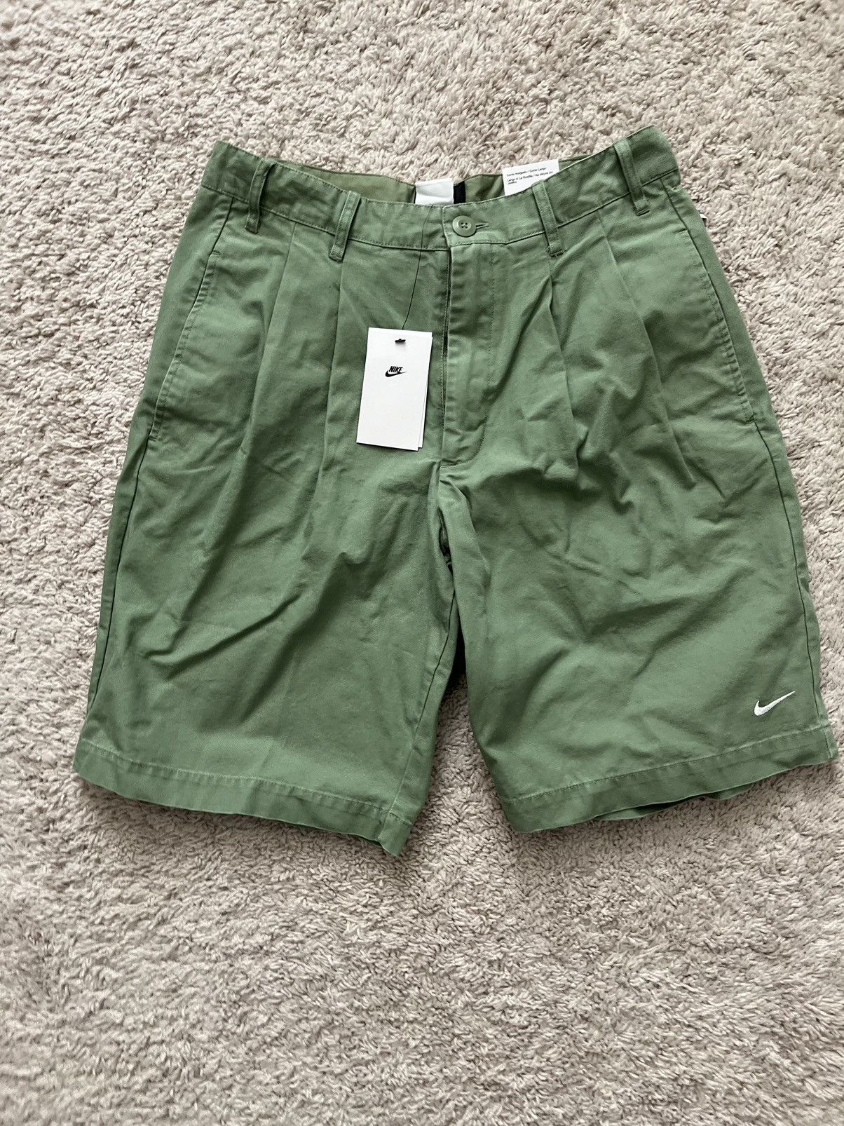 Nike Nike Men's Life Pleated Chino Shorts Size US 32 / EU 48 - 6 Thumbnail