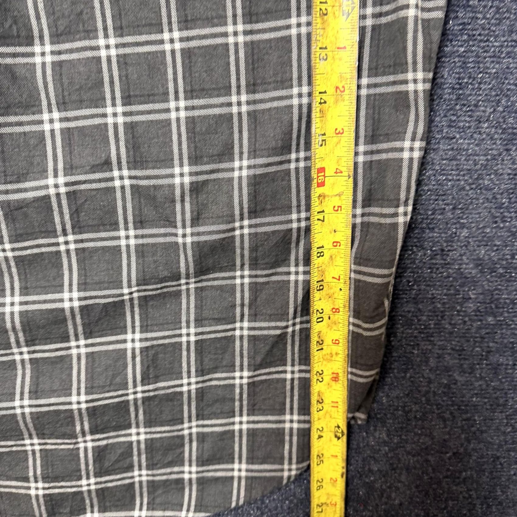 Eddie Bauer Eddie Bauer Shirt Mens Large Gray Plaid Flannel Long Sleeve Button Up Casual Size US L / EU 52-54 / 3 - 7 Thumbnail