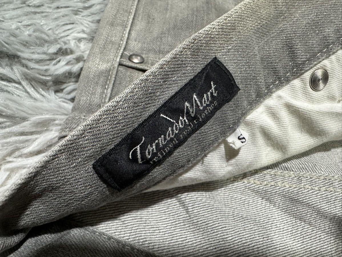 Tornado Mart 🔥Sick Y2K Tornado Mart Denim Charcoal Washed Size US 31 - 6 Thumbnail
