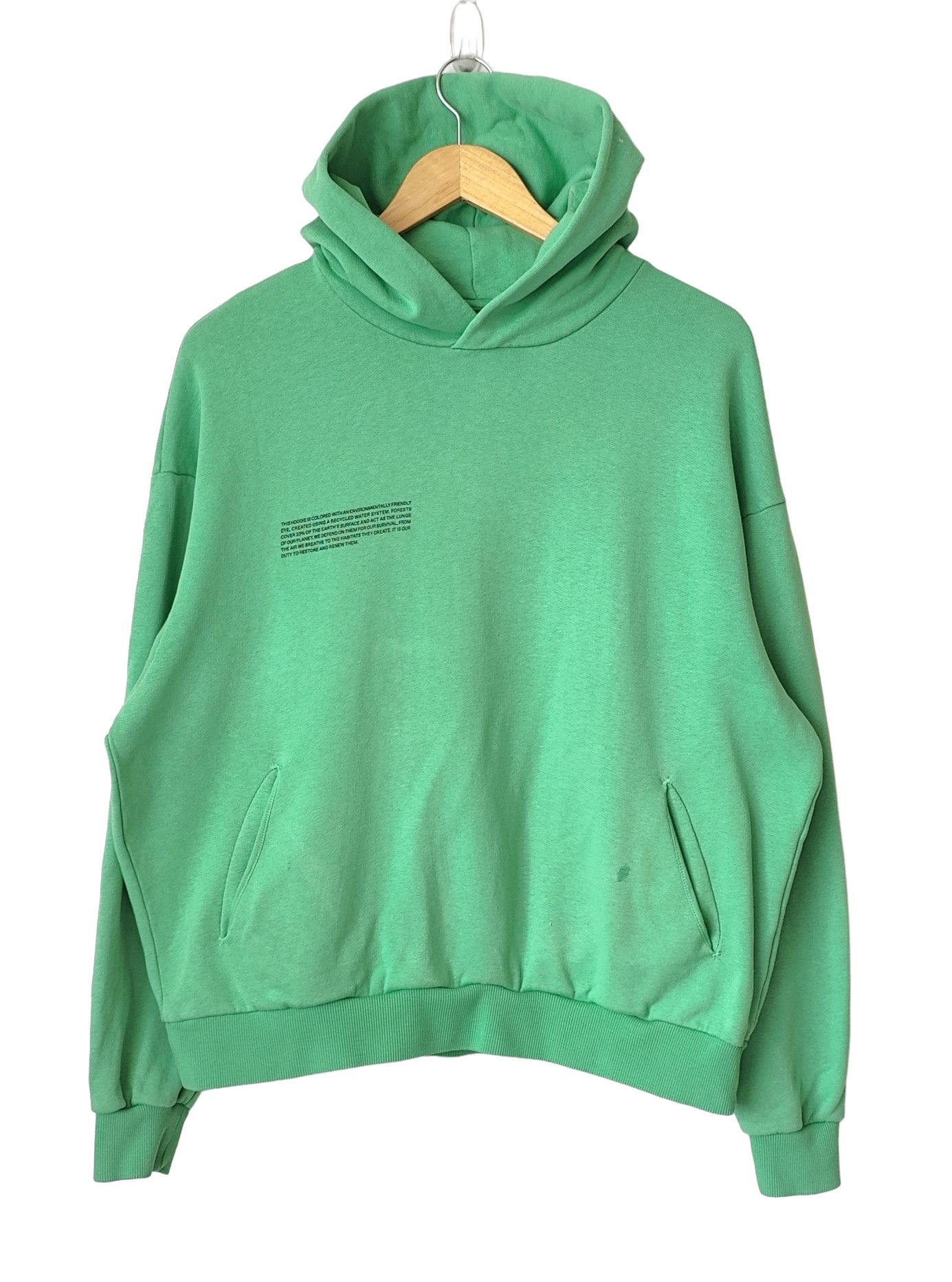 Pangaia Pangaia Classic Organic Cotton Green Sweatshirt Hoodie Size US M / EU 48-50 / 2 - 1 Thumbnail