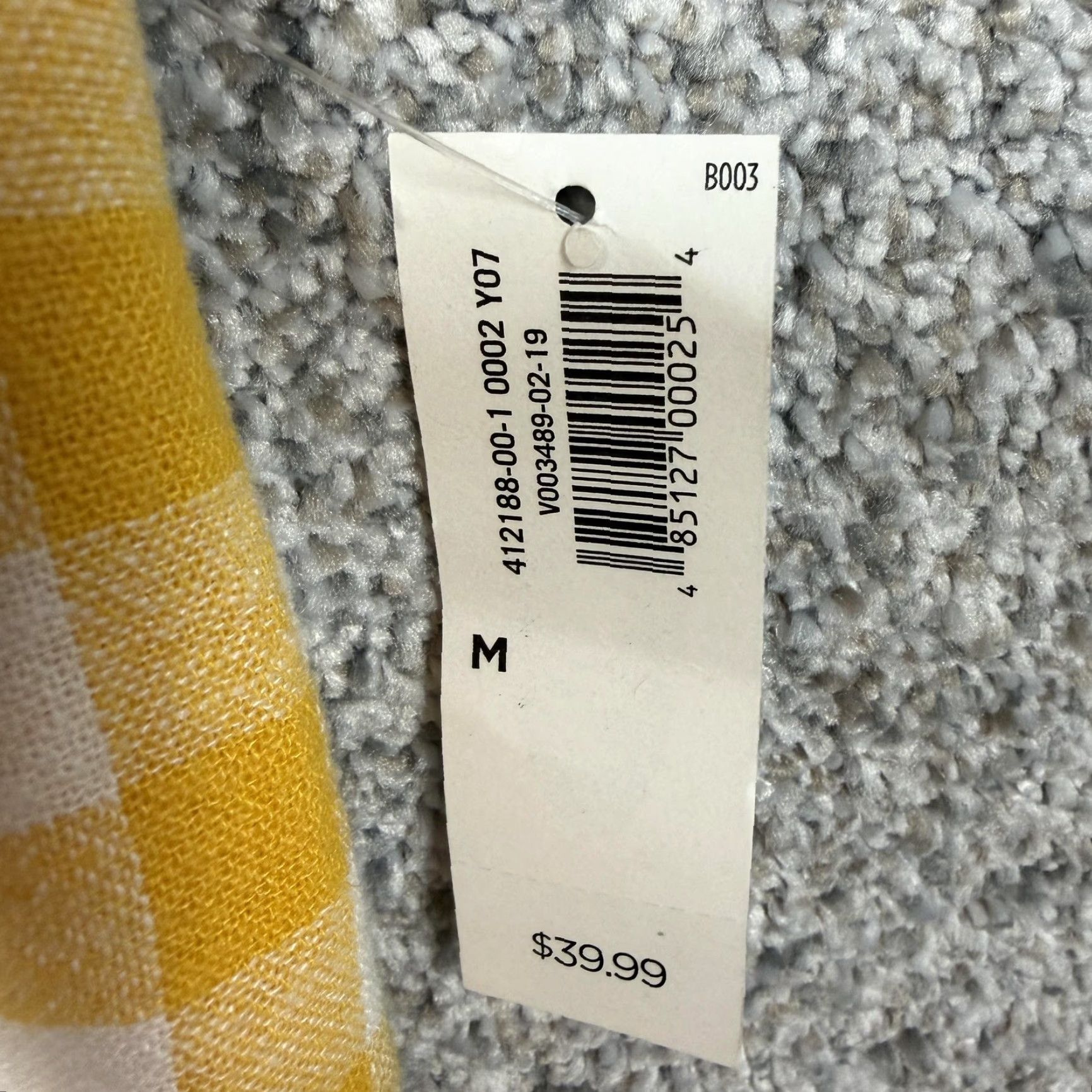 Old Navy Old Navy Jumpsuit Womens M Yellow Gingham Plaid Wide Leg Coastal Academia NWT Size 32" / US 10 / IT 46 - 3 Thumbnail