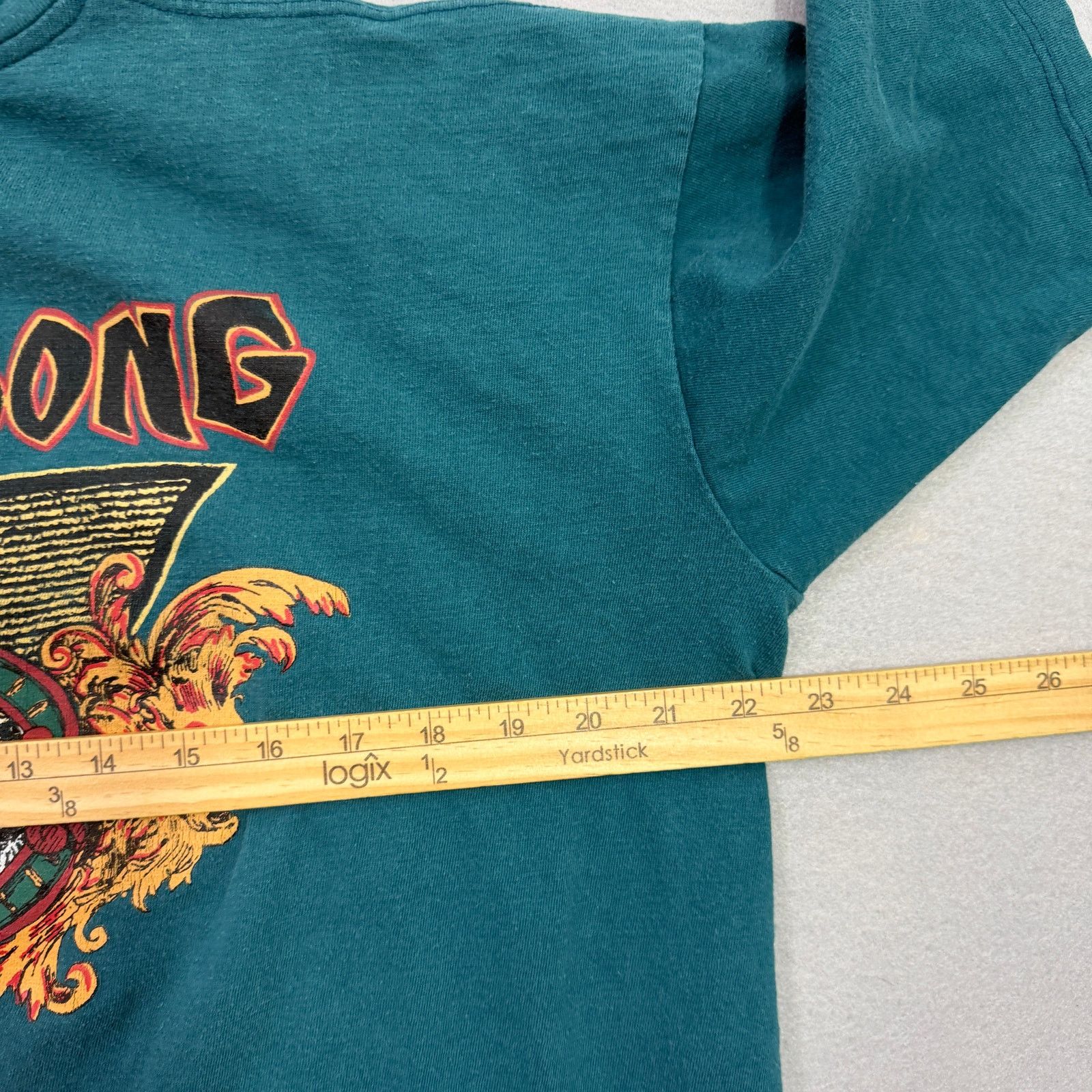 Vintage Vintage Bula Bong Fiji Shirt Extra Large Teal 90s Surfing Size US XL / EU 56 / 4 - 8 Thumbnail