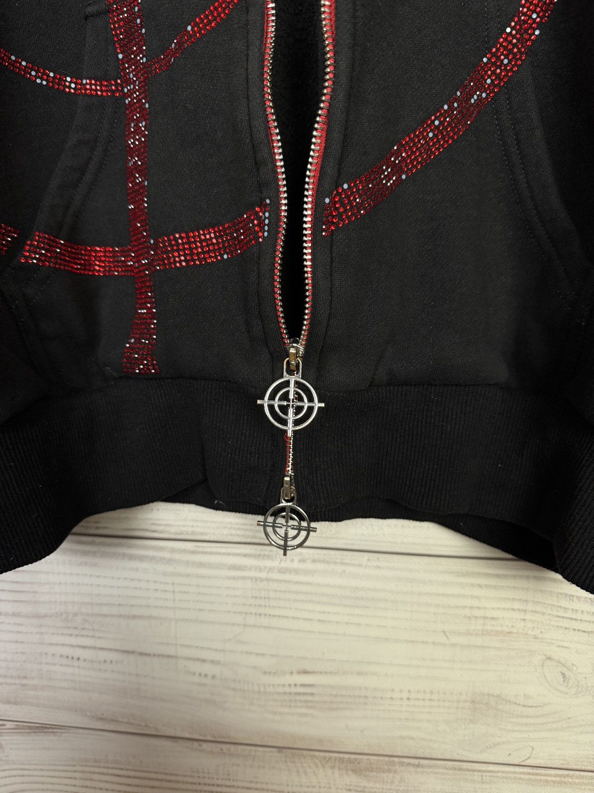 Named Collective Named Collective Mission Zip Hoodie Black/Red Target Size US M / EU 48-50 / 2 - 6 Thumbnail