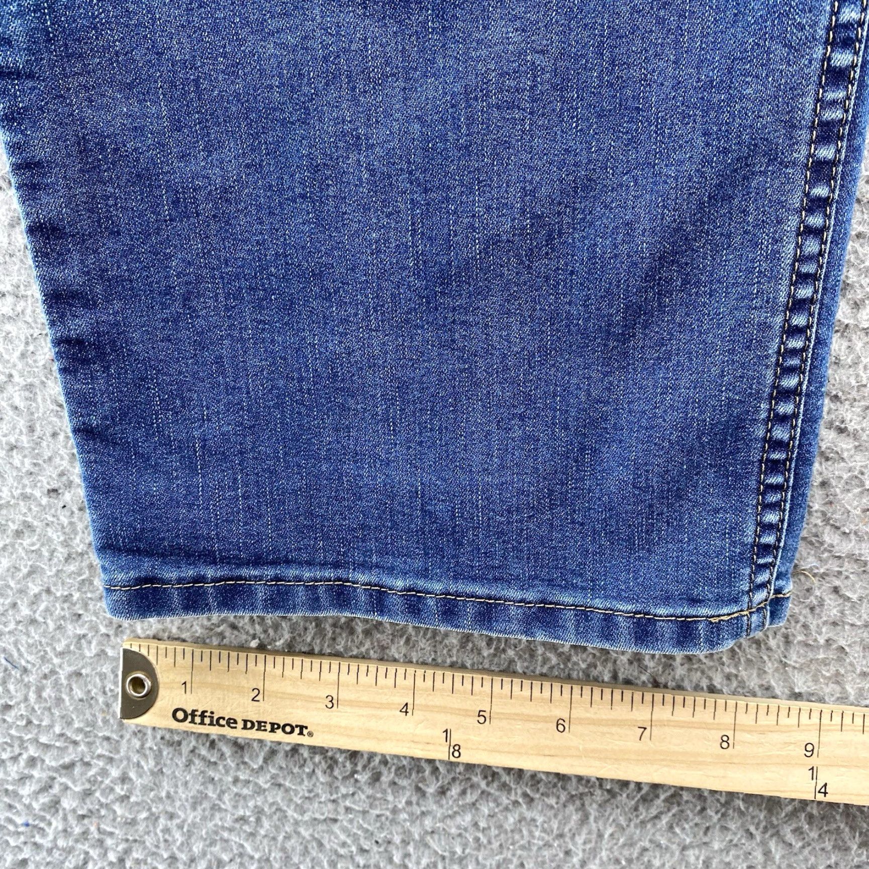 Denime Rohan Jeans Men’s 34X27 Blue Straight Indigo Denim Pants — 5-Pocket, Regular Fit, Mid Rise, Button-Zip Closure, Cotton Blend, UK Brand Size US 34 / EU 50 - 5 Thumbnail