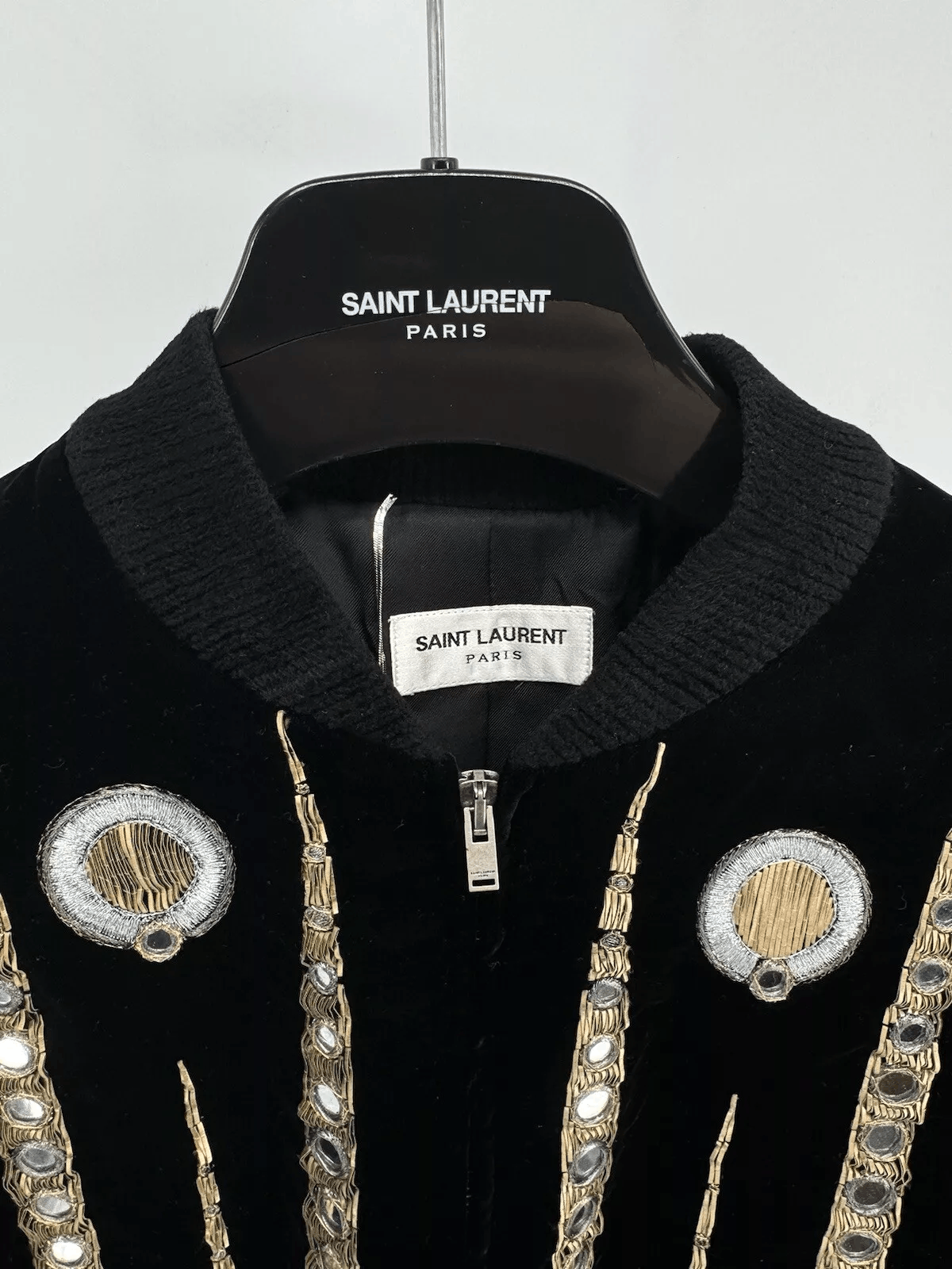 Yves Saint Laurent Saint Laurent Jacket With Jukebox Embroidery EU 46 RRP £7900 Size US S / EU 44-46 / 1 - 2 Thumbnail