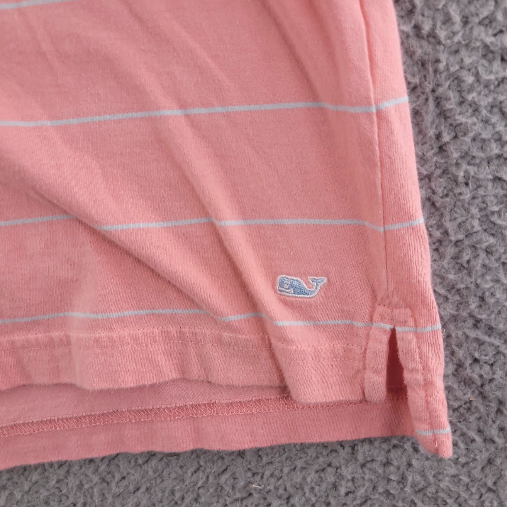 Vineyard Vines Vineyard Vines Shirt Mens XL Pink Polo Striped Collared Short Sleeve Size US XL / EU 56 / 4 - 5 Thumbnail