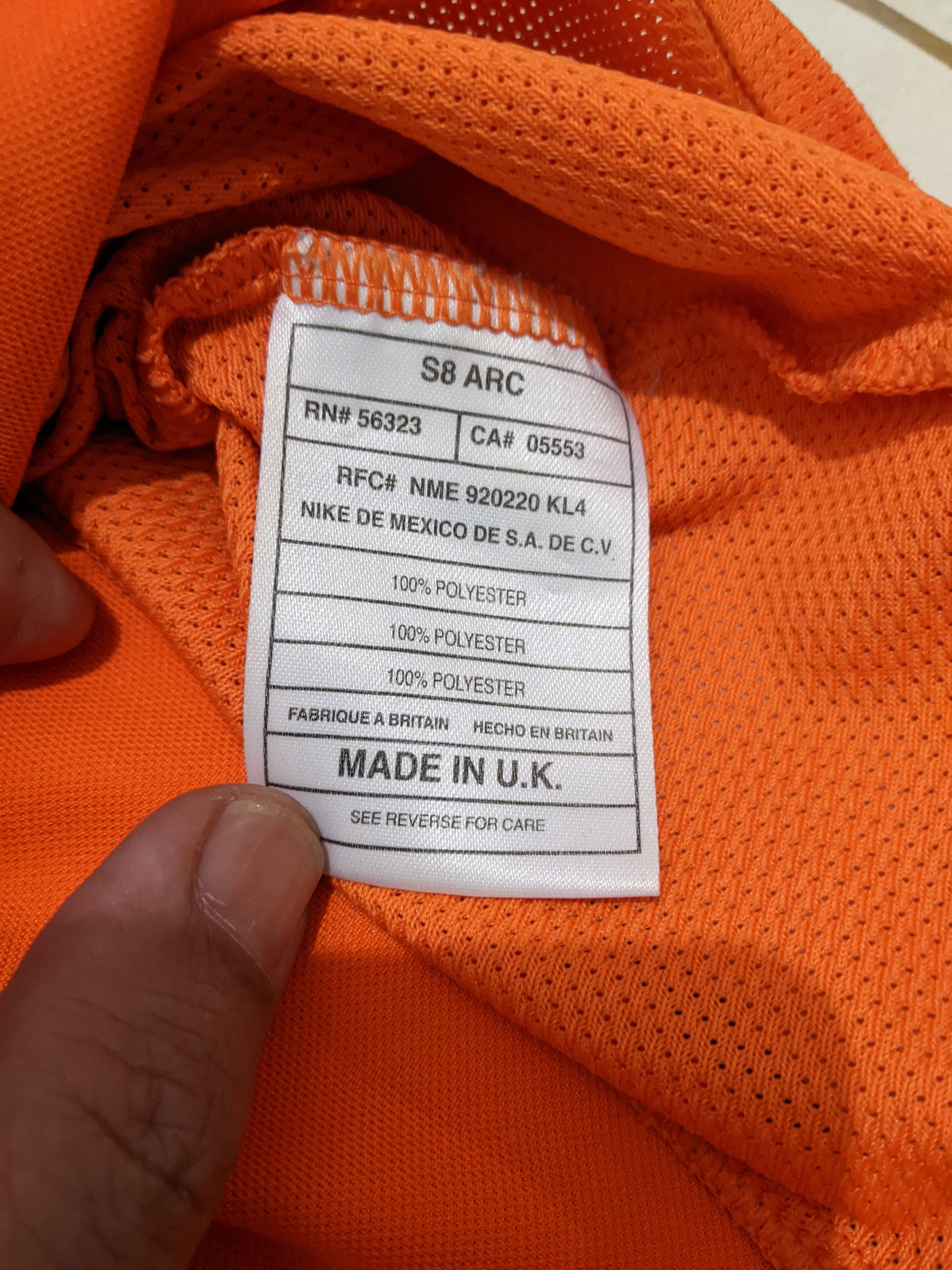 Nike Nederland home worlds cup 1998 jersey football shirt Size US L / EU 52-54 / 3 - 11 Thumbnail