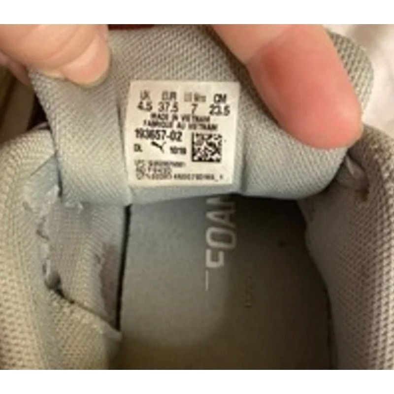 Puma Streetwear FoamGrip Gray Sneakers Puma Size 7 US / 37.5 EU Size US 7 / IT 37 - 4 Thumbnail