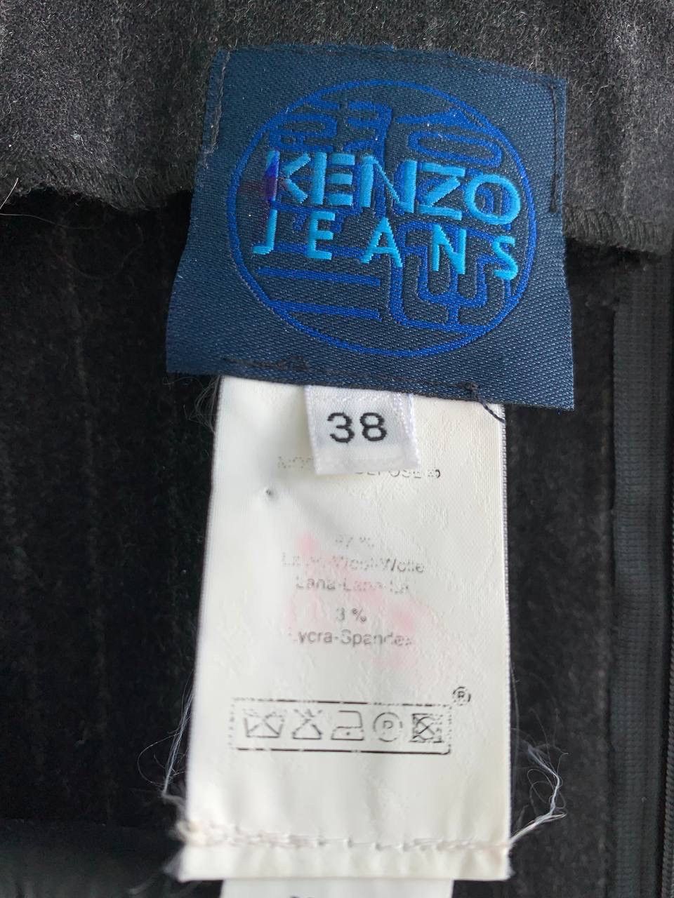 Kenzo Kenzo Lana Wool & Spandex Multicolor Striped Bodycon Dress Size XS / US 0-2 / IT 36-38 - 10 Thumbnail