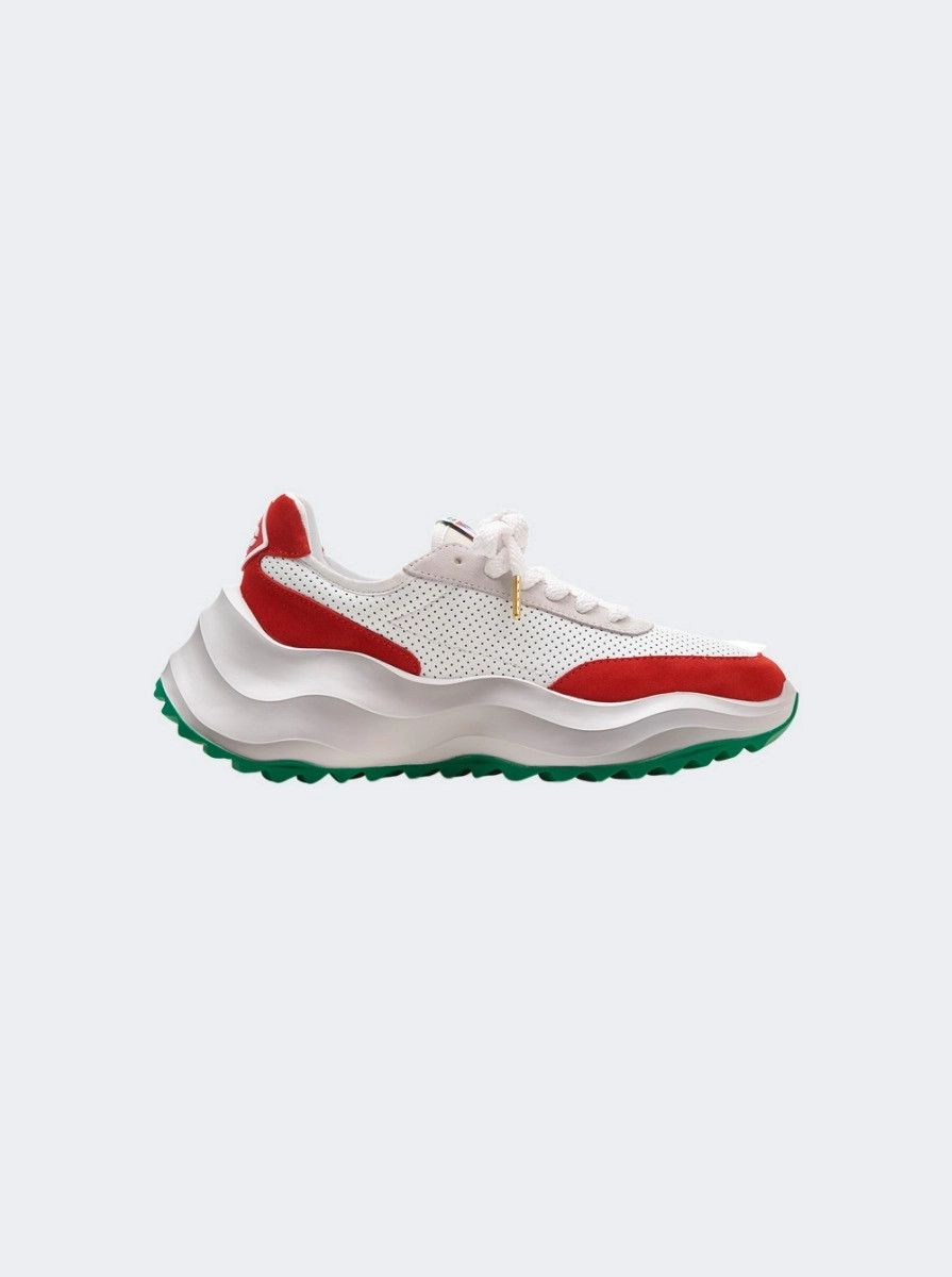 Casablanca o1mle0326 Atlantis Sneakers in White/Red Size US 9.5 / EU 42-43 - 1 Thumbnail