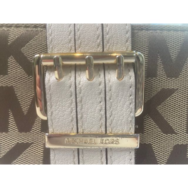 Michael Kors Michael Kors Large Logo Jacquard Continental Wallet With Buc Size ONE SIZE - 2 Thumbnail